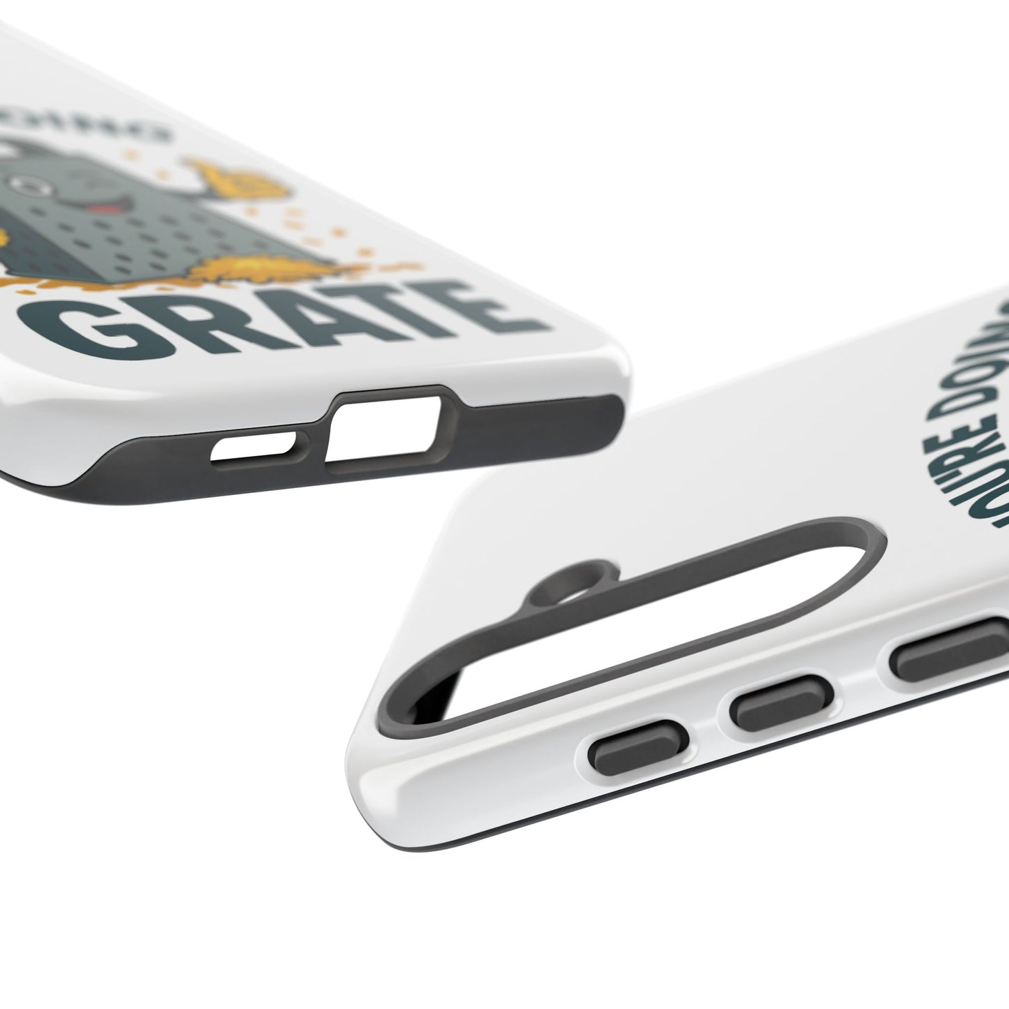 Samsung Tough Case - 'You're Doing Grate' Cheese Grater Design Phone Case for Chefs Foodie Accessory