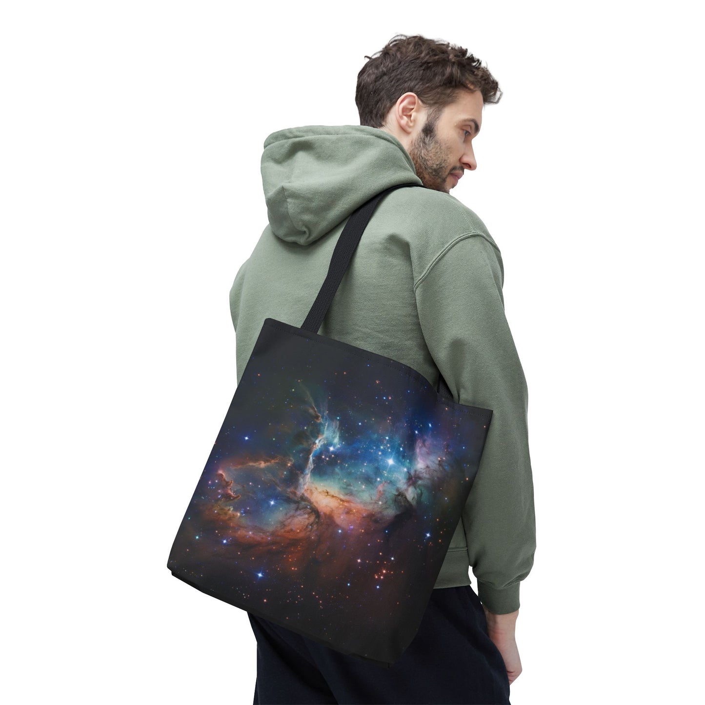 Space Galactic Tote Bag Starry Bag Reusable Tote Cosmic Bag Shopping Bag