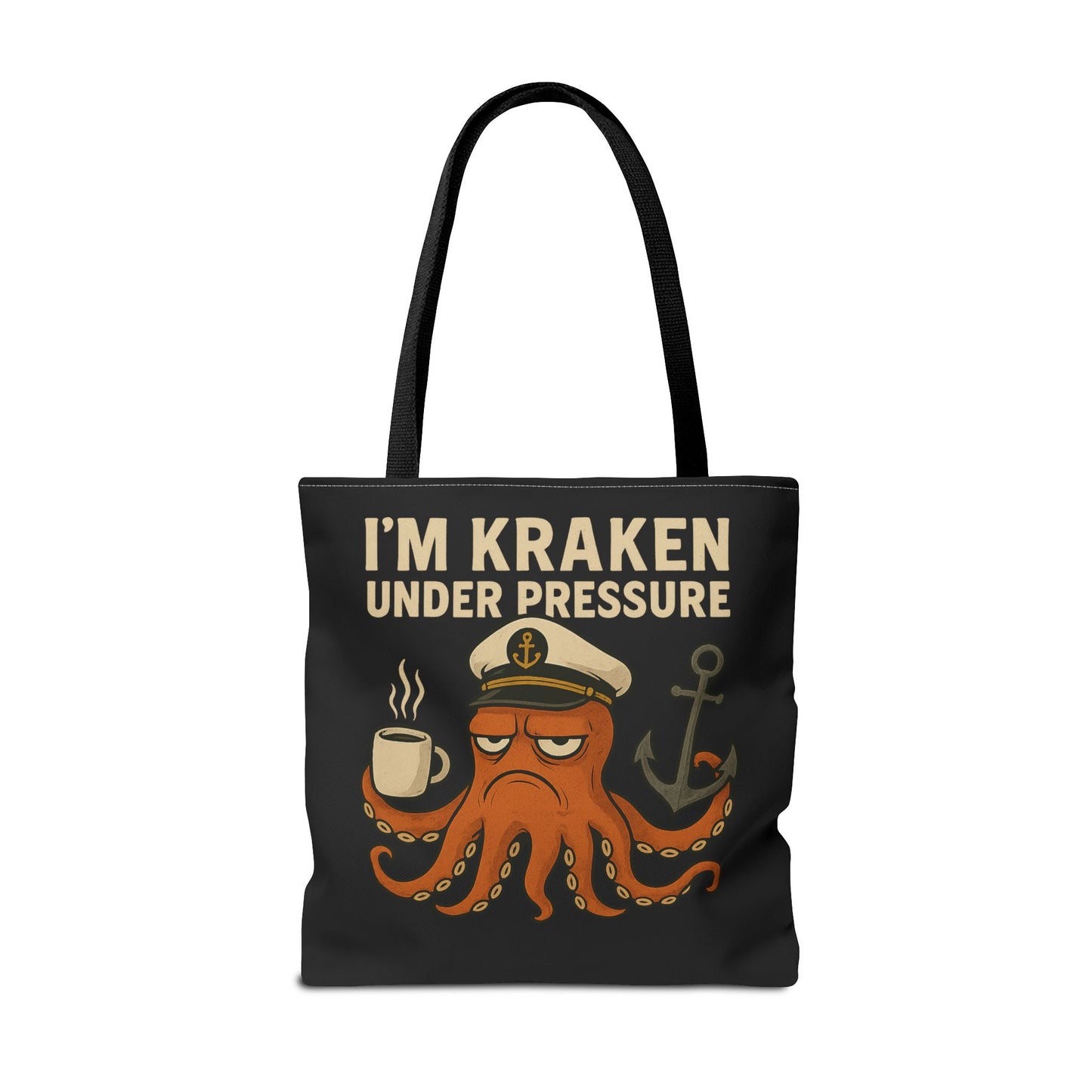 Stressed Octopus Tote Bag Nautical Bag Beach Tote Ocean Reusable Bag Seaside
