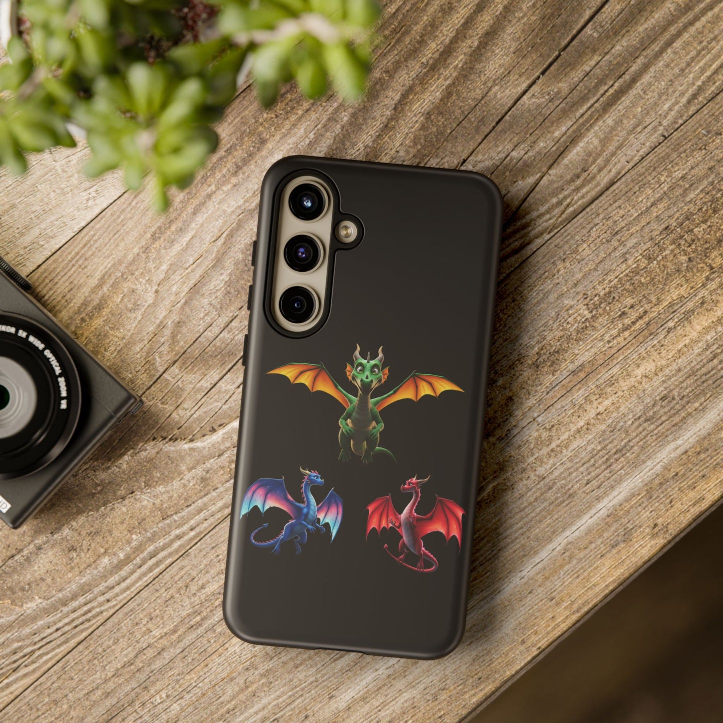Protective Dragon Phone Case for Samsung Galaxy - Fantasy Art Durable Cover - Bookish Mythical Gift for Teens & Adults Twilight Aesthetic