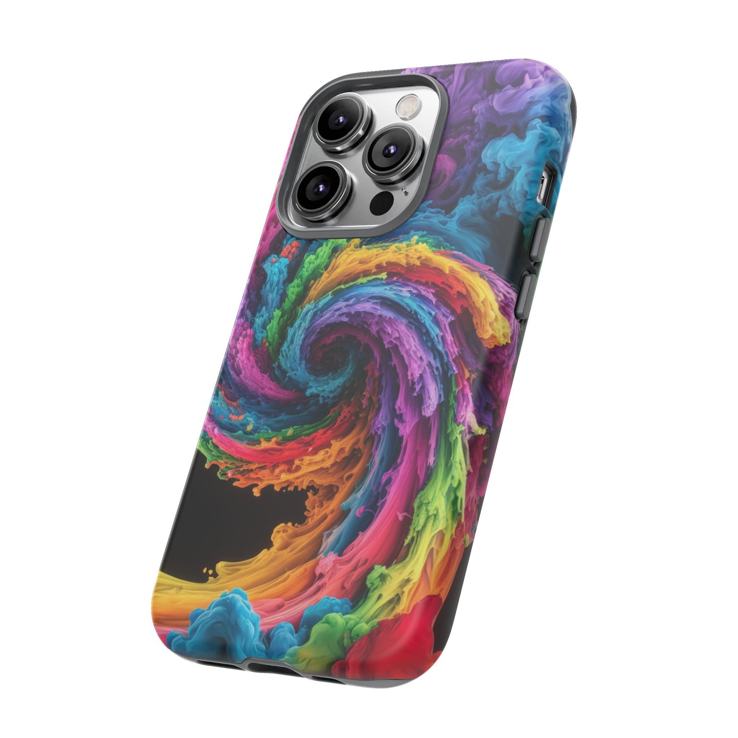 iPhone Case - Colorful Swirl Design