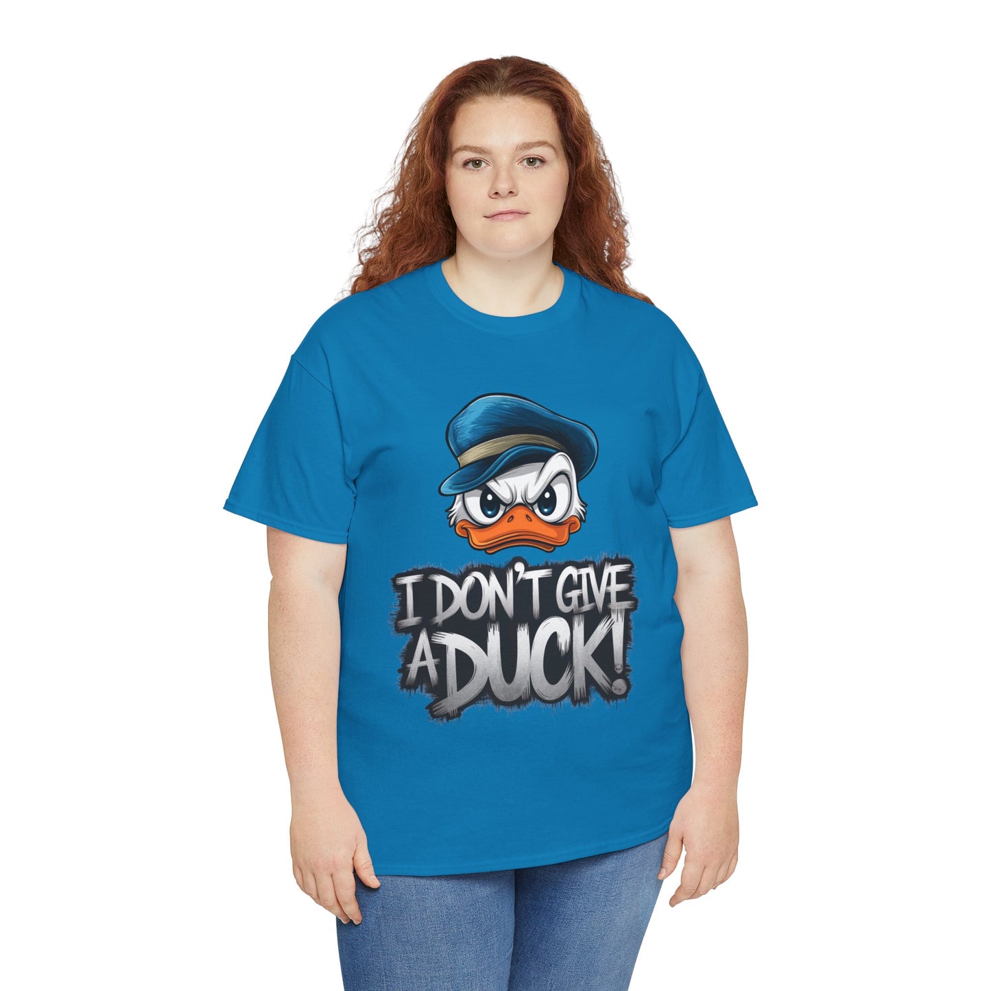 I Don’t Give a Duck Shirt – Funny Grumpy Duck Tee – Sarcastic Animal Graphic Shirt – Unisex Gift for Duck Lovers & Meme Fans