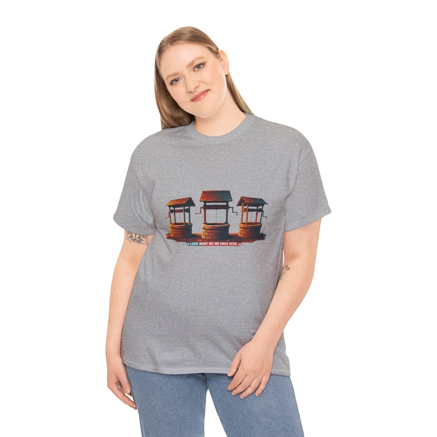 Funny “Well Well Well” T-Shirt • Pun Graphic Tee with Wishing Wells • Retro Vintage Humor Shirt • Gift for Pun Lovers & Joke Fans