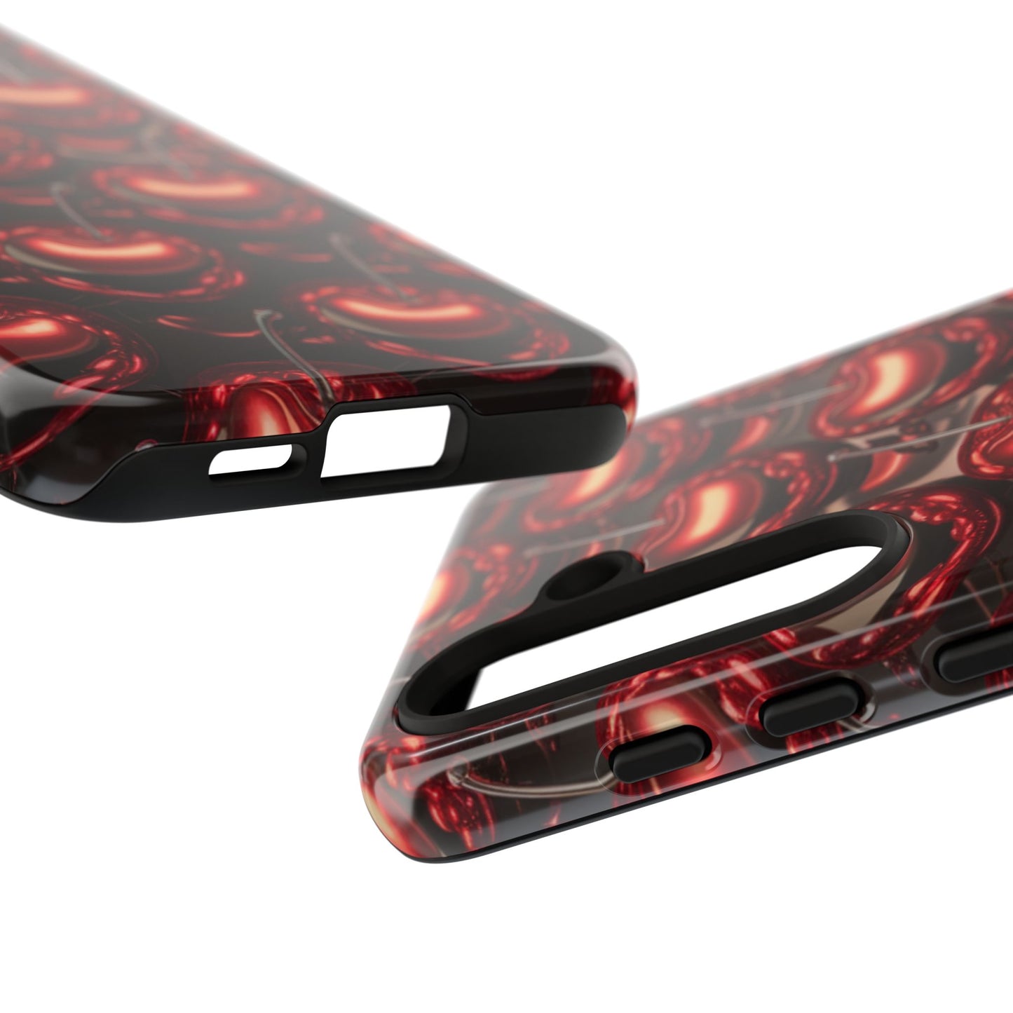 Phone Case - Shiny Cherries Design for Samsung Galaxy