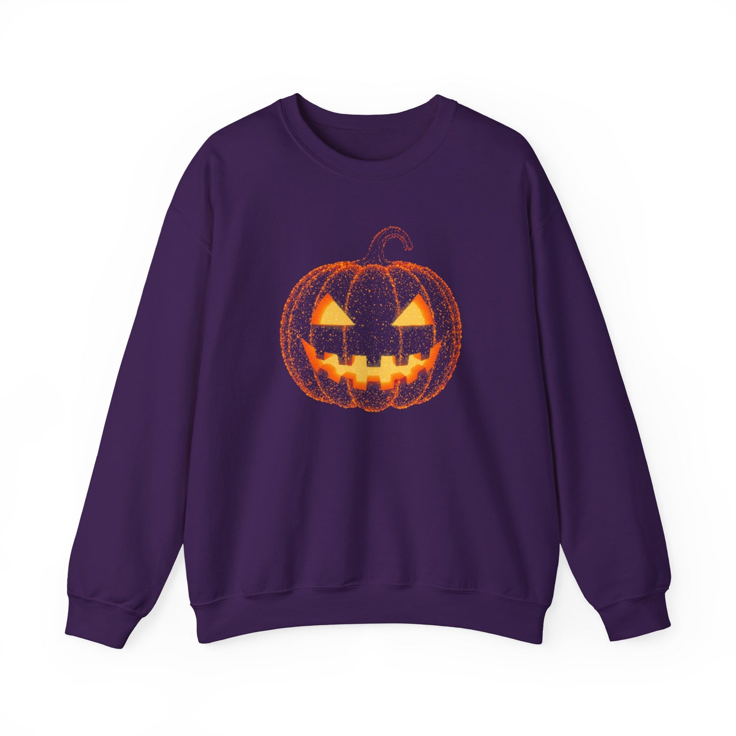 Jack O'Lantern Pumpkin Sweatshirt • Halloween Crewneck Sweater • Spooky Season Fall Top • Cozy Autumn Pumpkin Patch Graphic Shirt