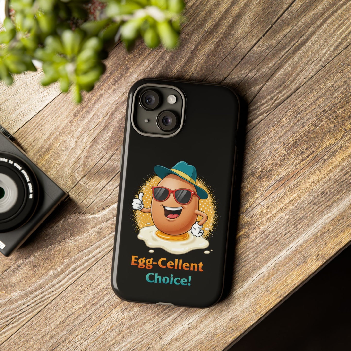 iPhone Case - Egg-Cellent Choice Pun Design