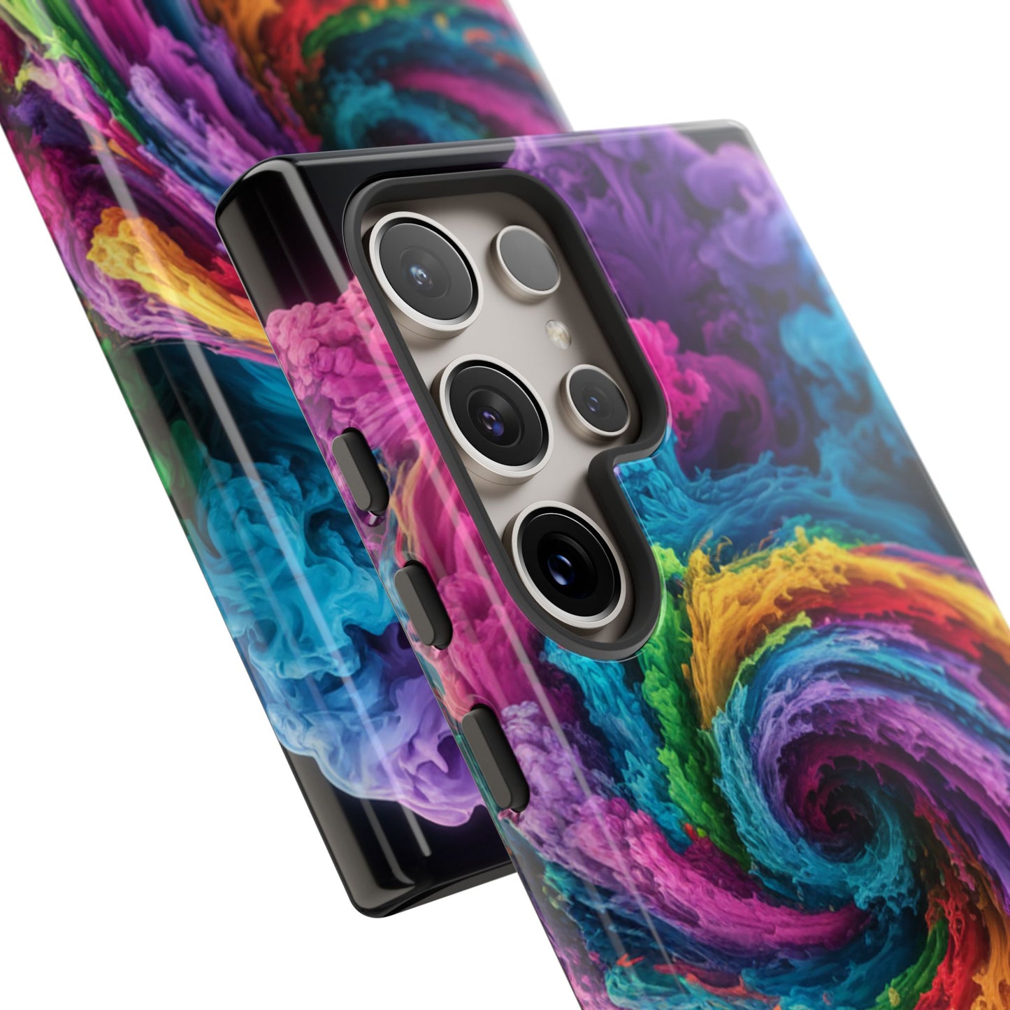Phone Case - Colorful Swirl Design for Samsung Galaxy