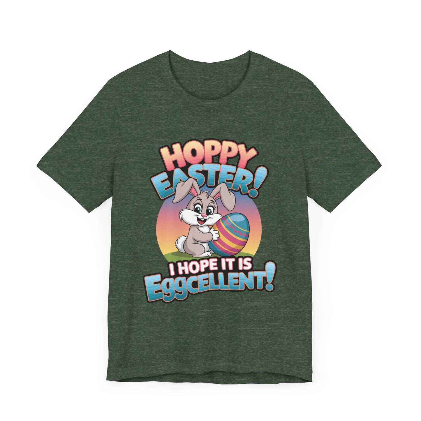 Happy Easter Unisex Tee Easter Shirt Easter Bunny T Shirt Easter Apparel Easter Bunny Outfit