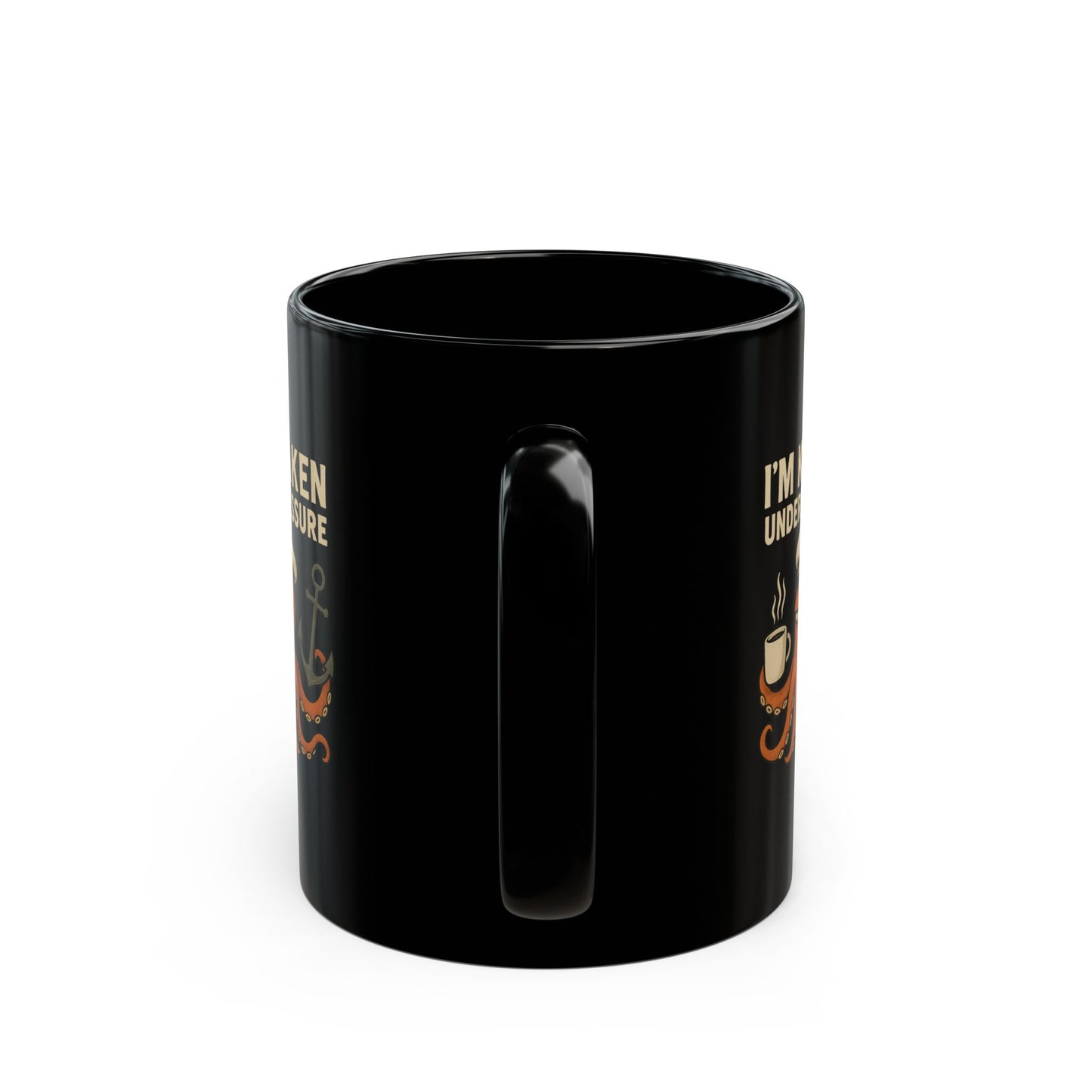 Kraken Under Pressure Mug • Funny Octopus Coffee Cup • Nautical Pun Gift Mug • Ocean Captain Humor • Stress Joke Mug 11oz 15oz