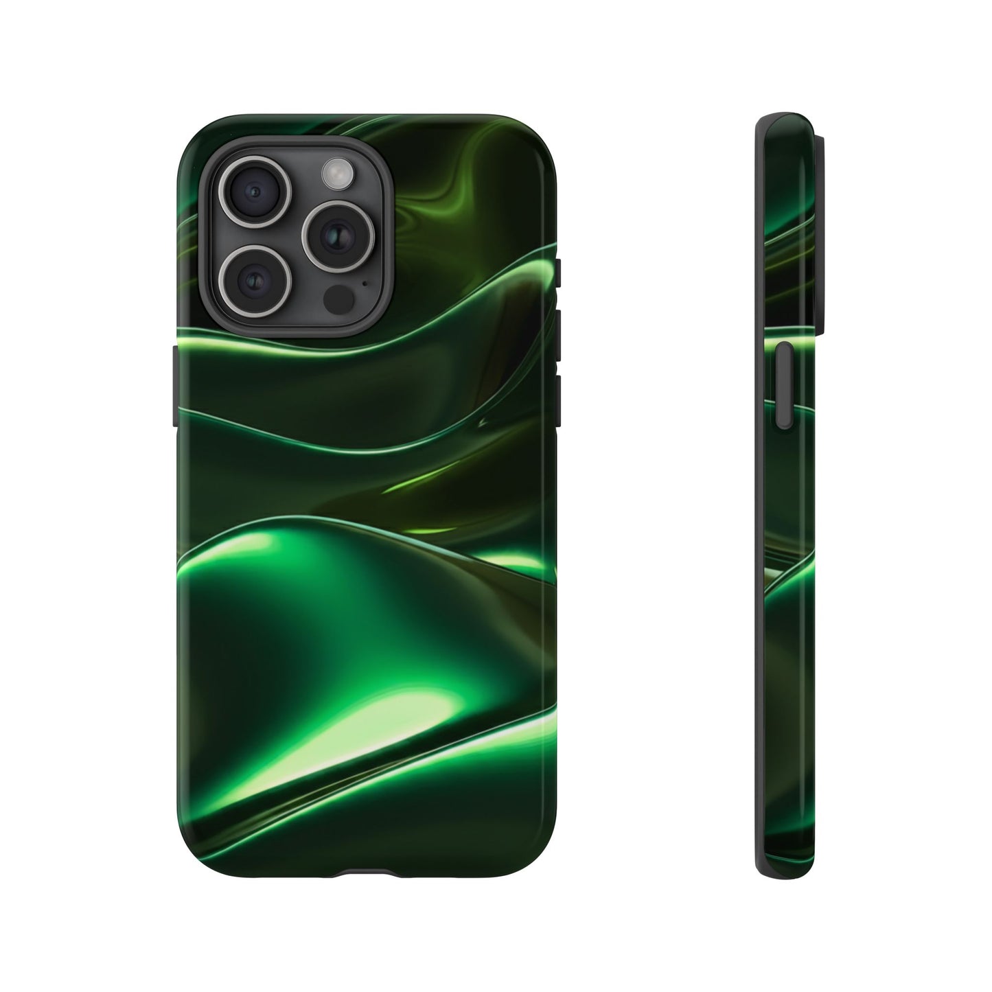iPhone Case - Fluid Metallic Design