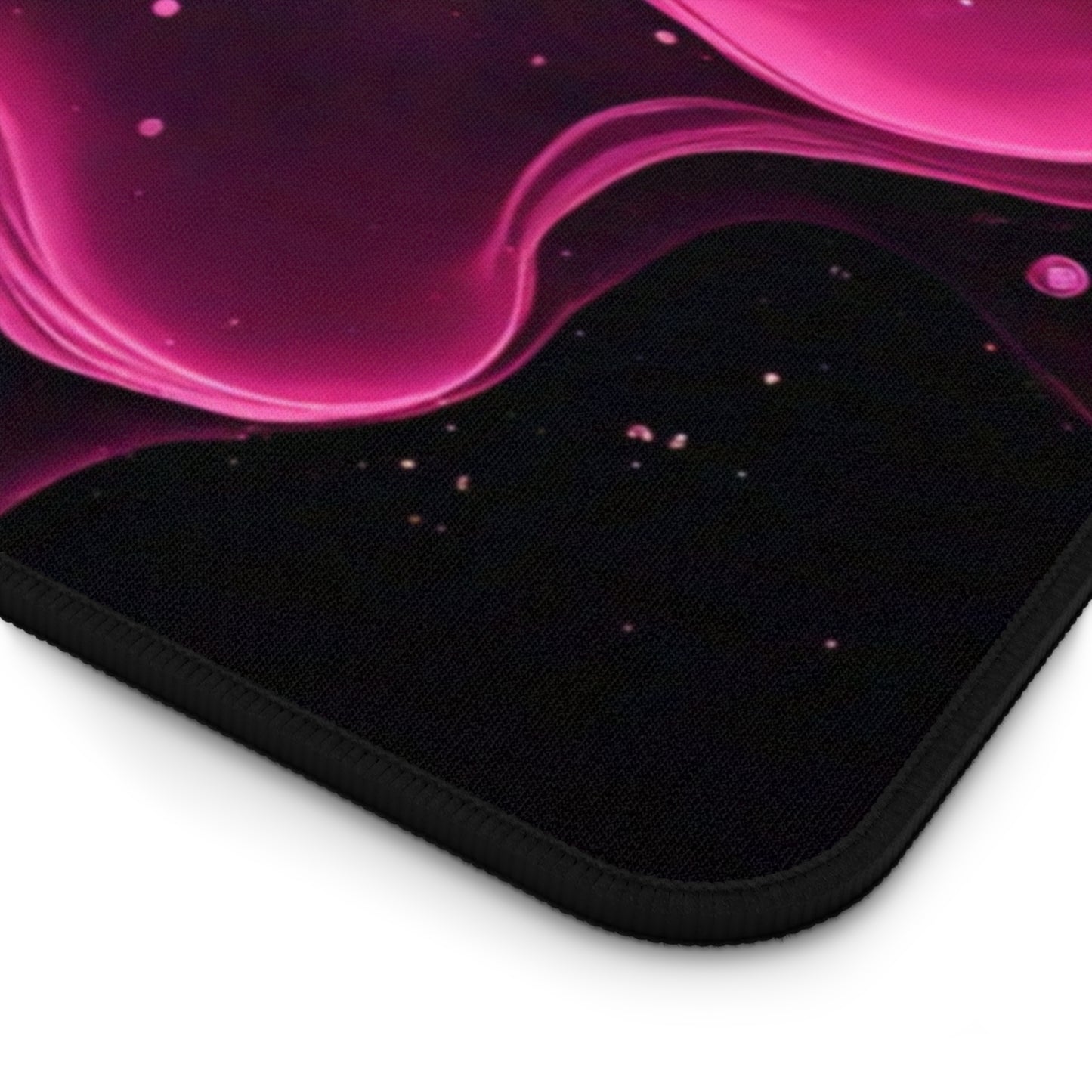 Elegant Pink Wave Desk Mat - Stylish Office Decor for Home & Workspaces