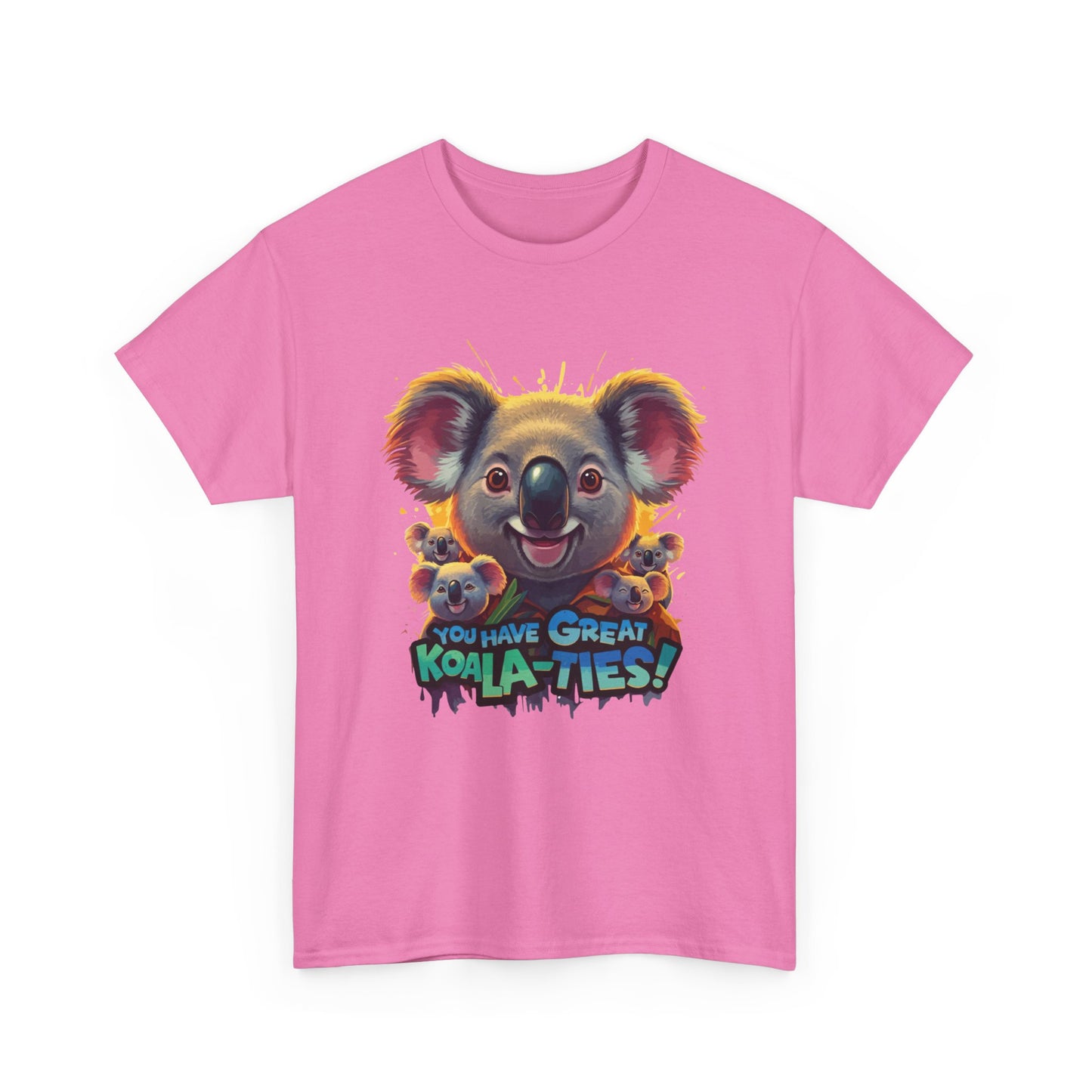 You Have Great Koala‑ties Tee – Cute Koala Pun T‑Shirt, Animal Lover Gift, Funny Wildlife Graphic, Unisex Casual Tee