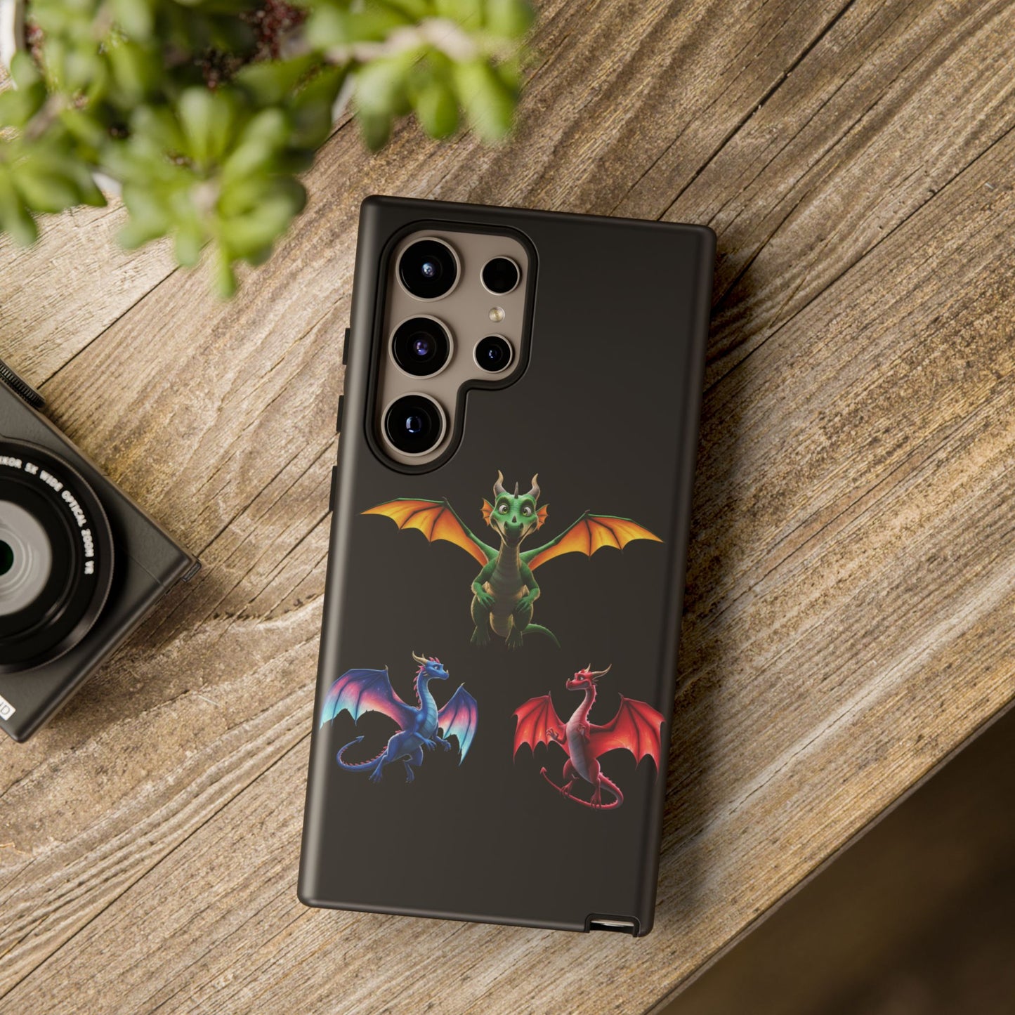 Protective Dragon Phone Case for Samsung Galaxy - Fantasy Art Durable Cover - Bookish Mythical Gift for Teens & Adults Twilight Aesthetic