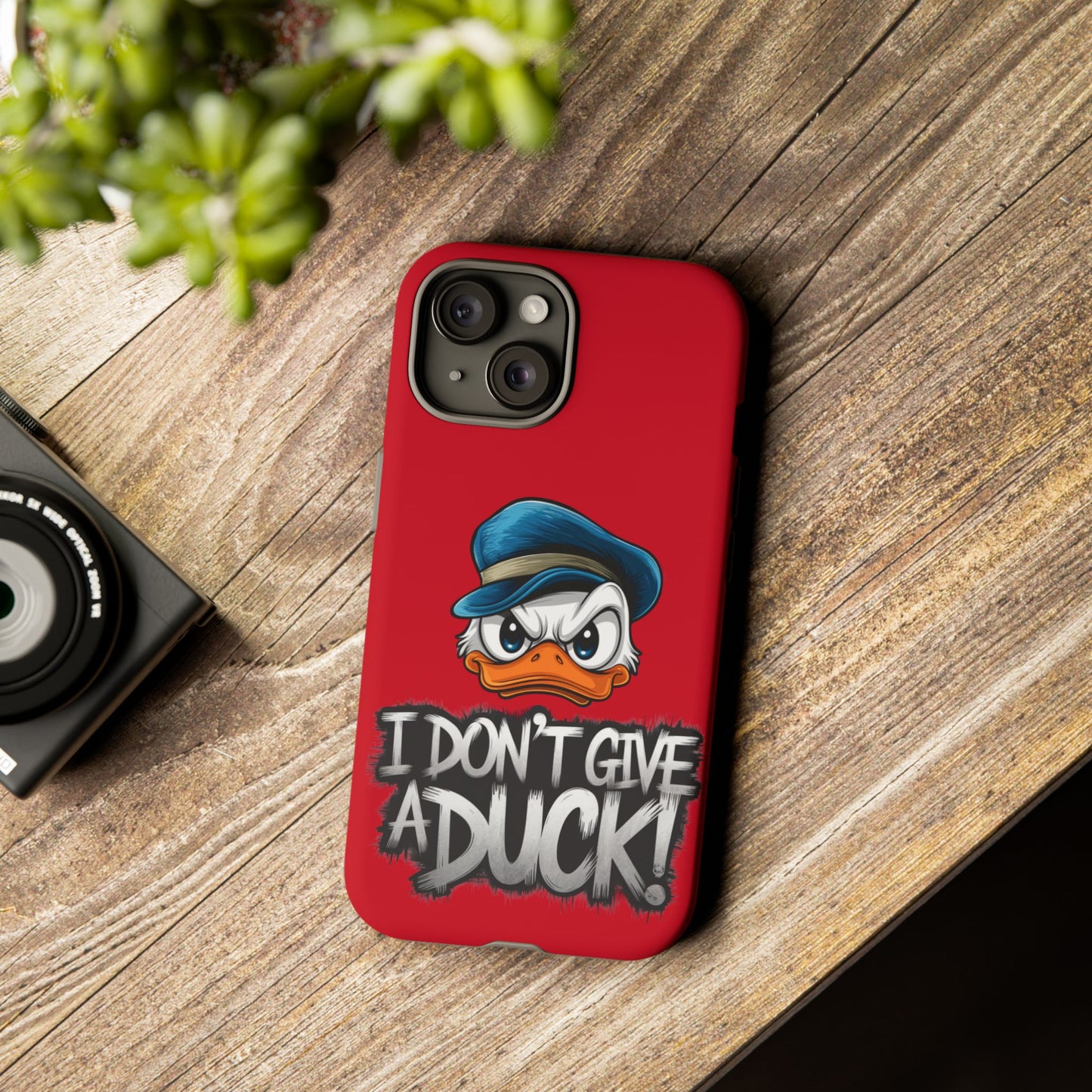 I Don't Give a Duck iPhone Case