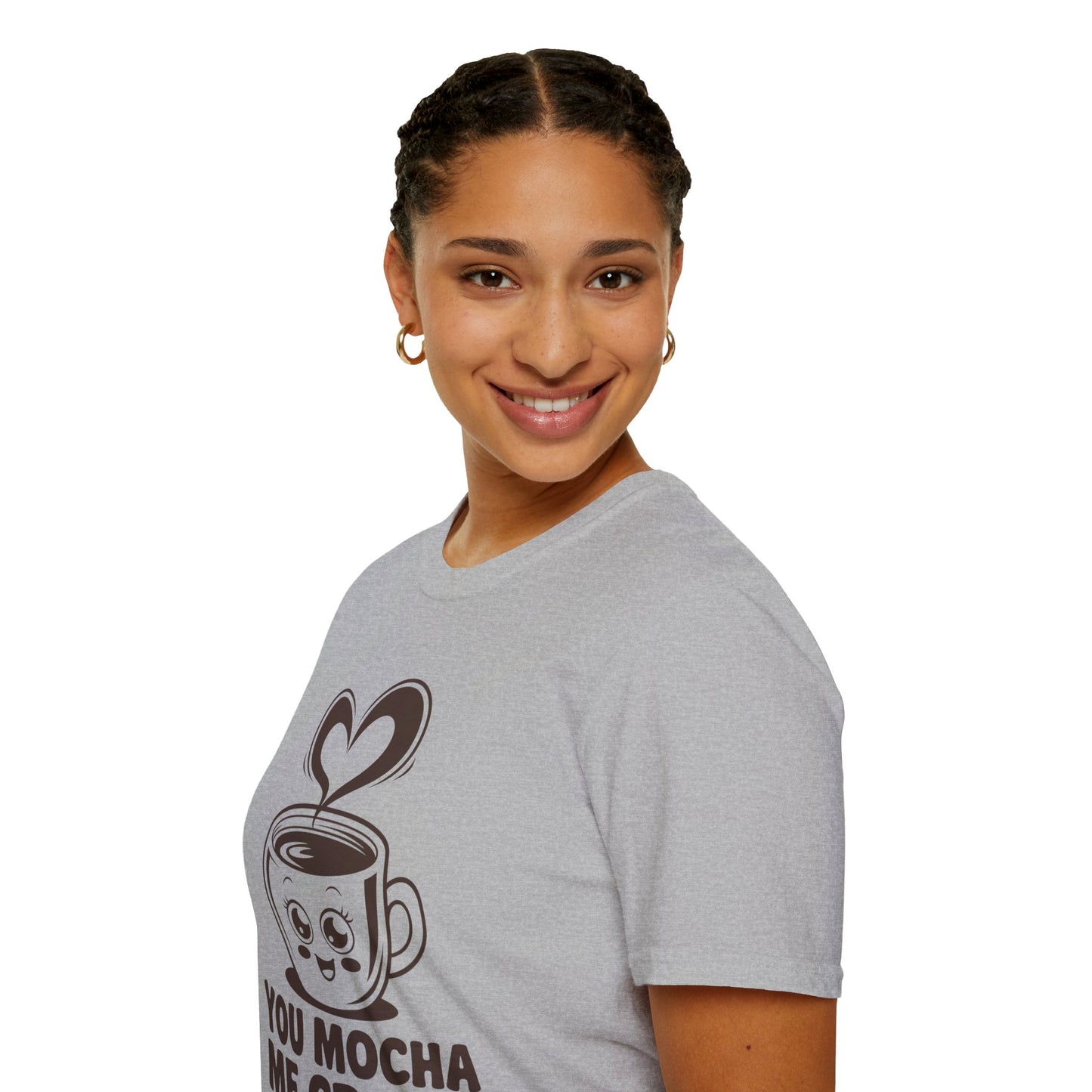 You Mocha Me Crazy Coffee Shirt • Funny Coffee Pun Tee • Cute Café Lover Gift for Her & Him • Coffee Addict Humor T‑shirt