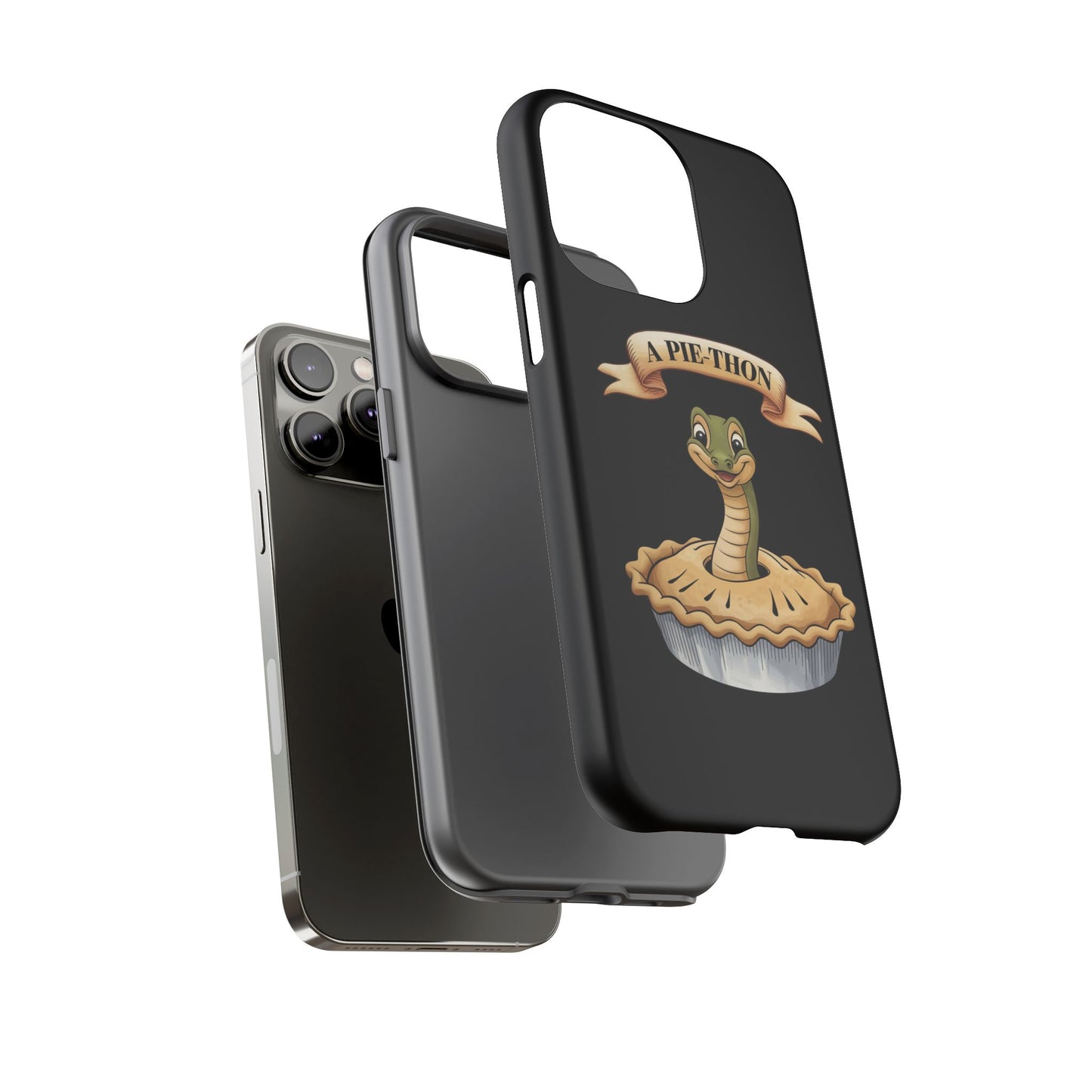iPhone Case - 'Pie-Thon' Snake Pie Funny Tough Case