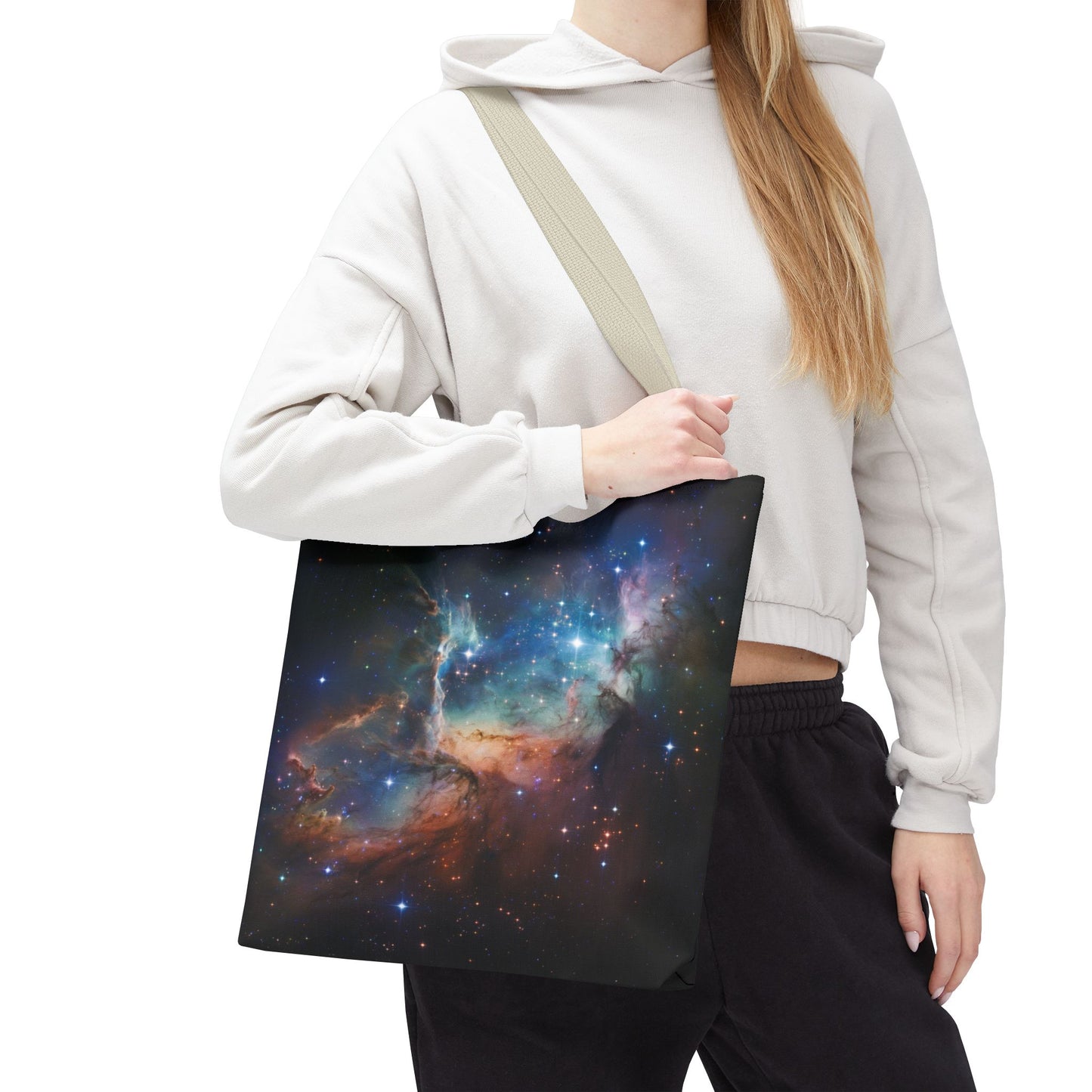 Space Galactic Tote Bag Starry Bag Reusable Tote Cosmic Bag Shopping Bag