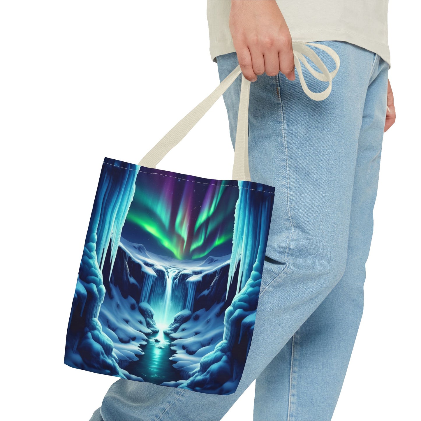 Icy Landscape Tote Bag