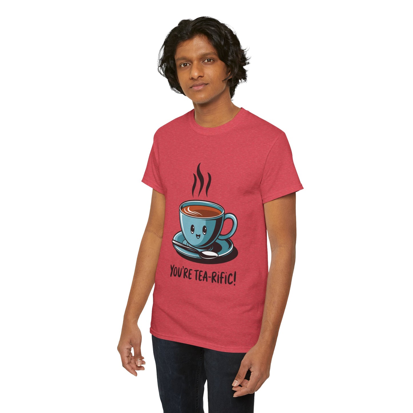 You’re Tea-Rific! Cute Tea Pun T-Shirt for Tea Lovers - Funny Gift, Kawaii Cup Graphic Tee - Unisex Soft Cotton Shirt