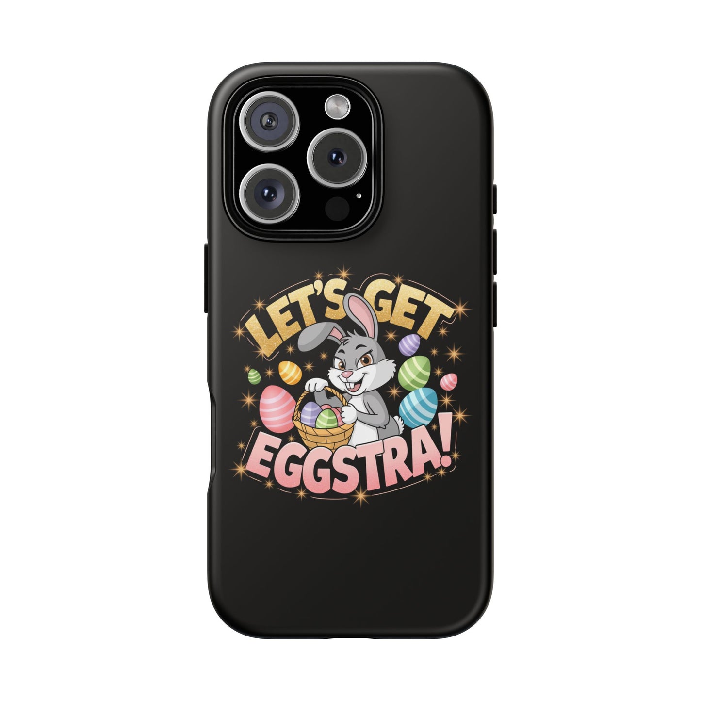 iPhone Case Easter Bunny 'Let's Get Eggstra Phone Case Easter iPhone Case