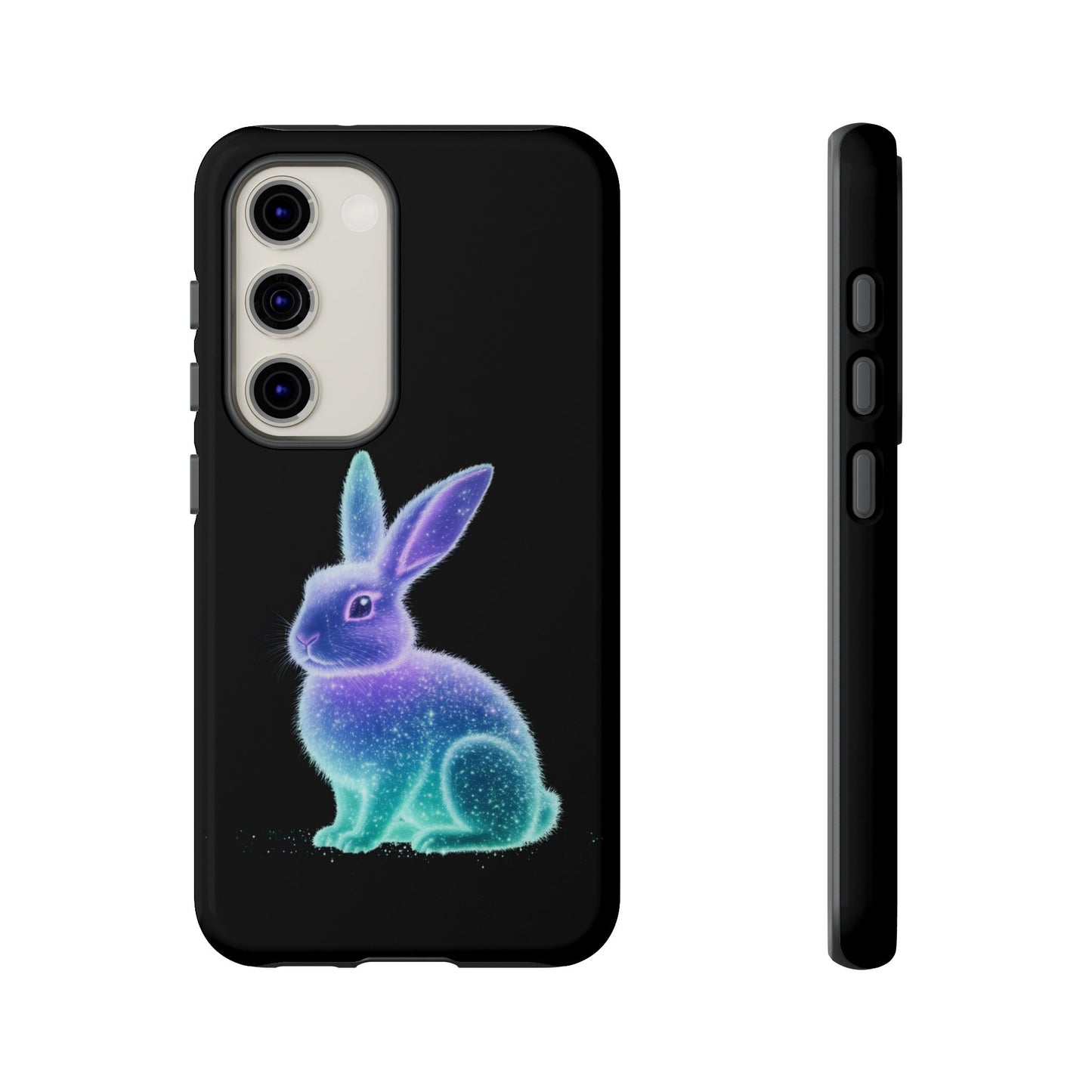 Samsung Case Bioluminescent Easter Bunny Design Easter Phone Case Easter Bunny Samsung Case Easter Accessory