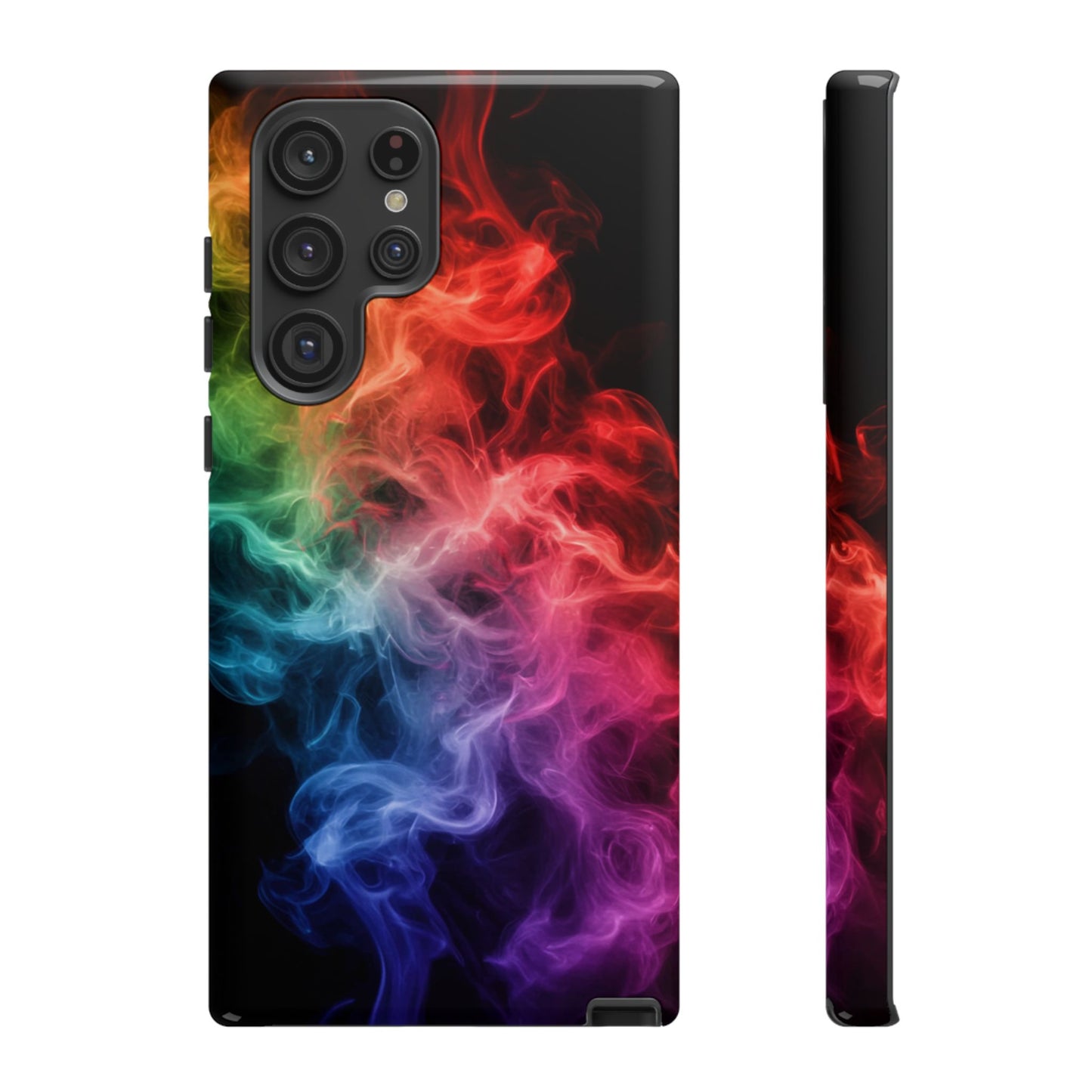 Samsung Galaxy Tough Case with Colorful Smoke Design