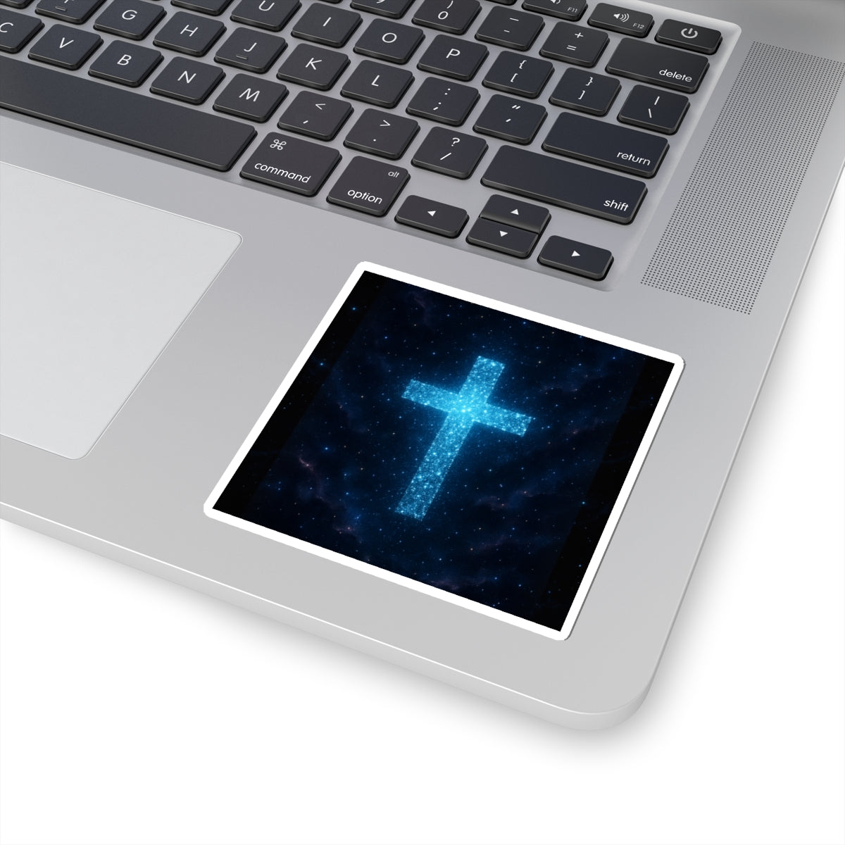 Bioluminescent Sticker Christian Decor Cross Decal Spiritual Decoration Inspirational Decor