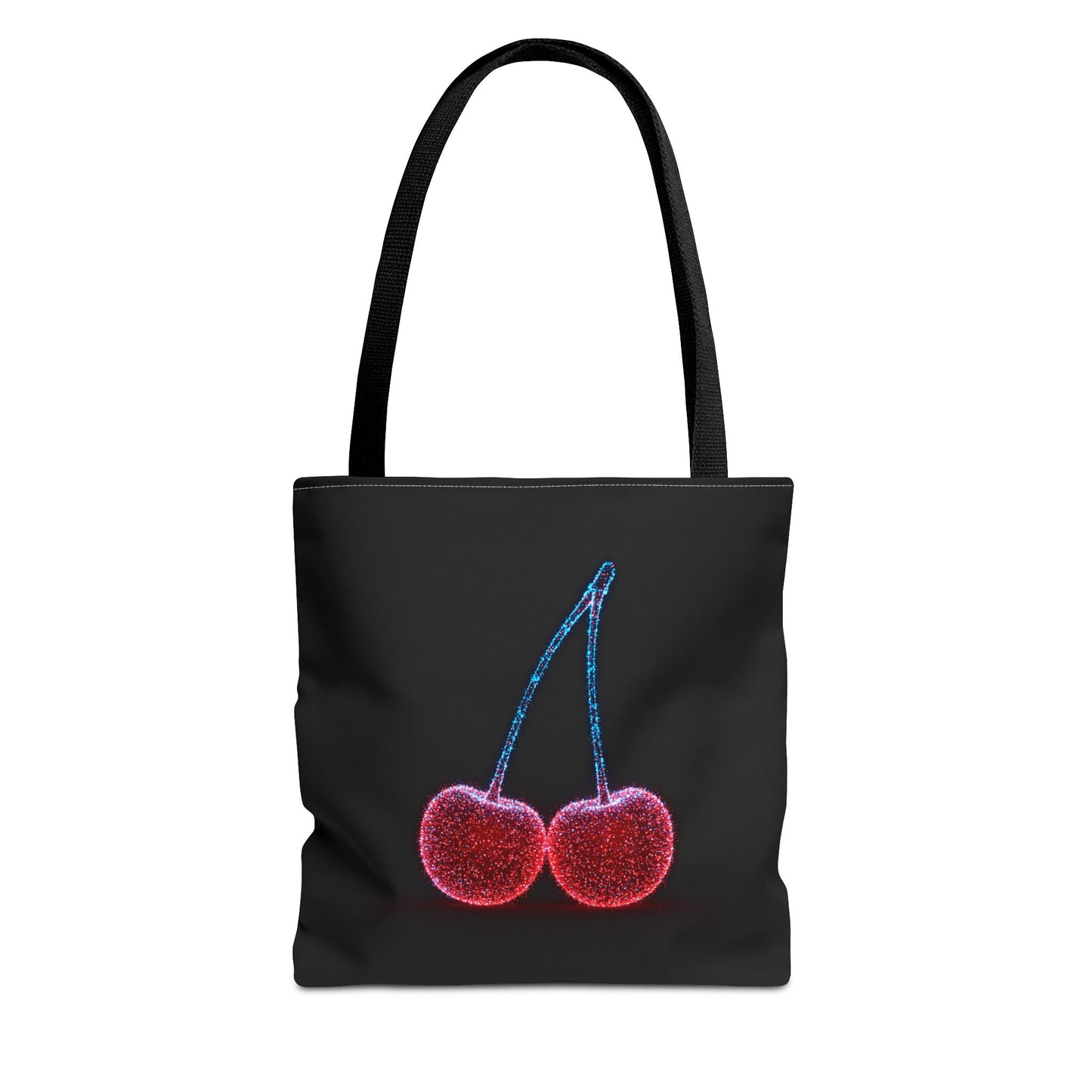 Sparkling Cherry Tote Bag Reusable Bag Shopping Bag Cherry Bag Reusable Tote