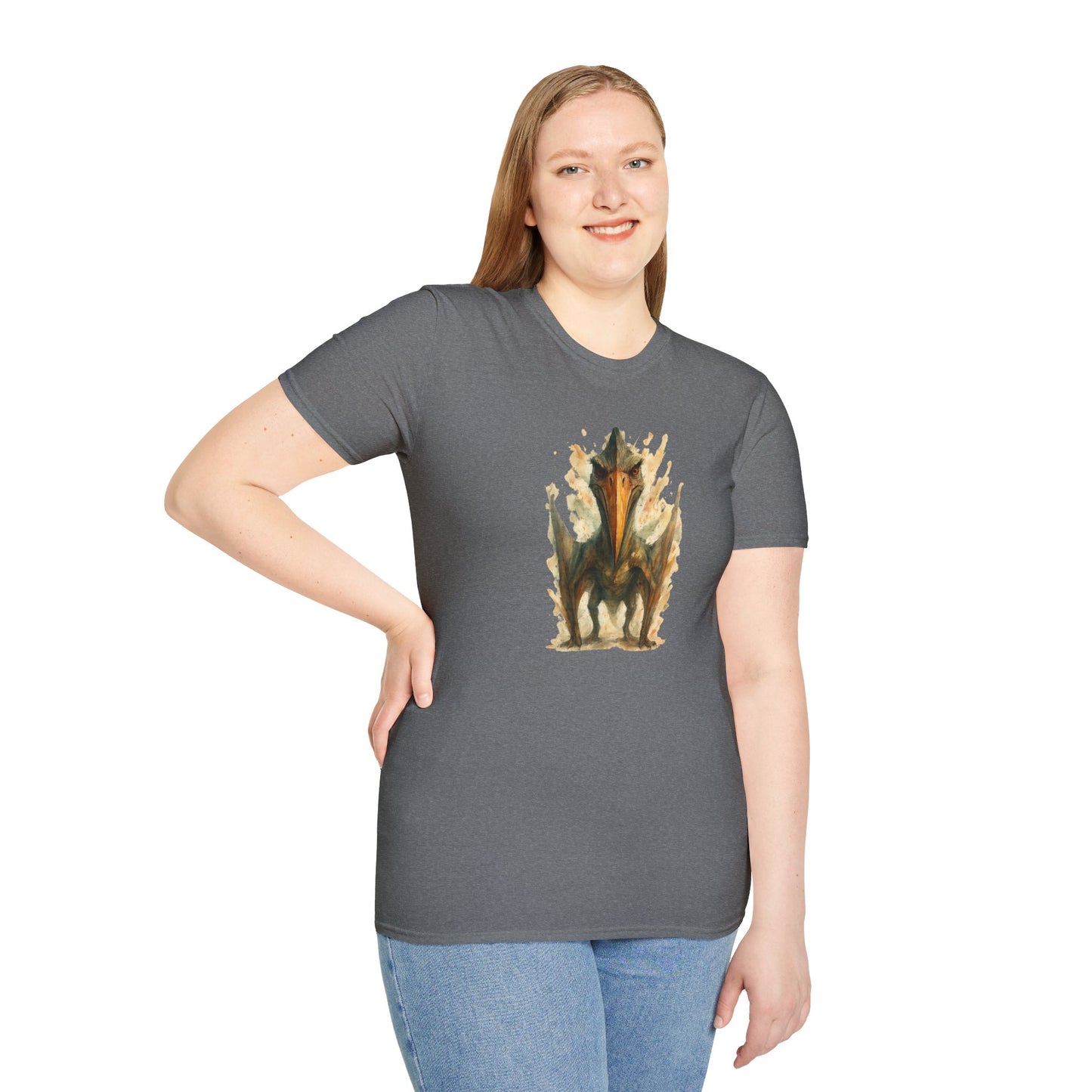 Quetzalcoatlus Pterosaur Tee - Prehistoric Flying Reptile Shirt, Dinosaur Lover Gift, Paleontology Art Unisex T-Shirt