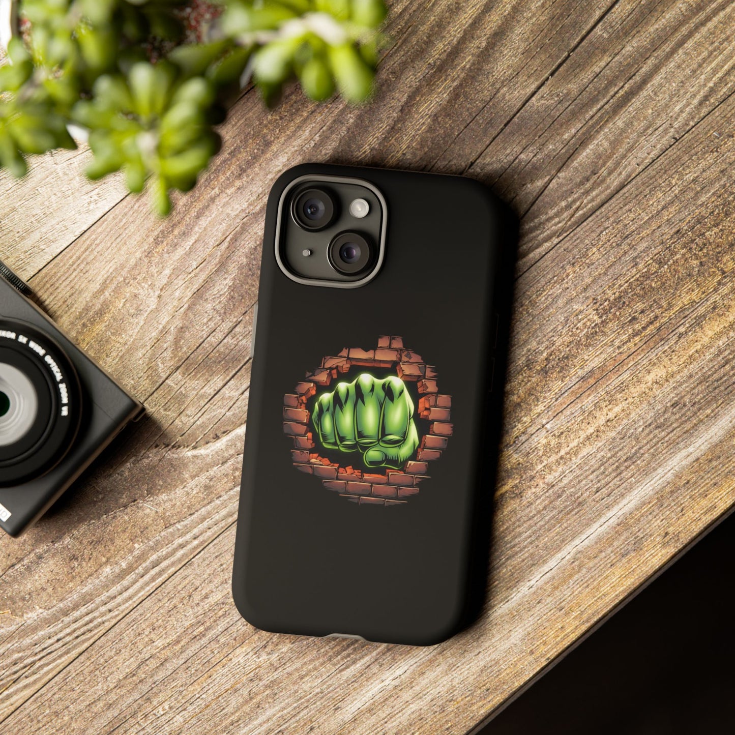 iPhone Case Green Fist Tough Case, Comic Book Phone Case, iPhone Case for Geeks