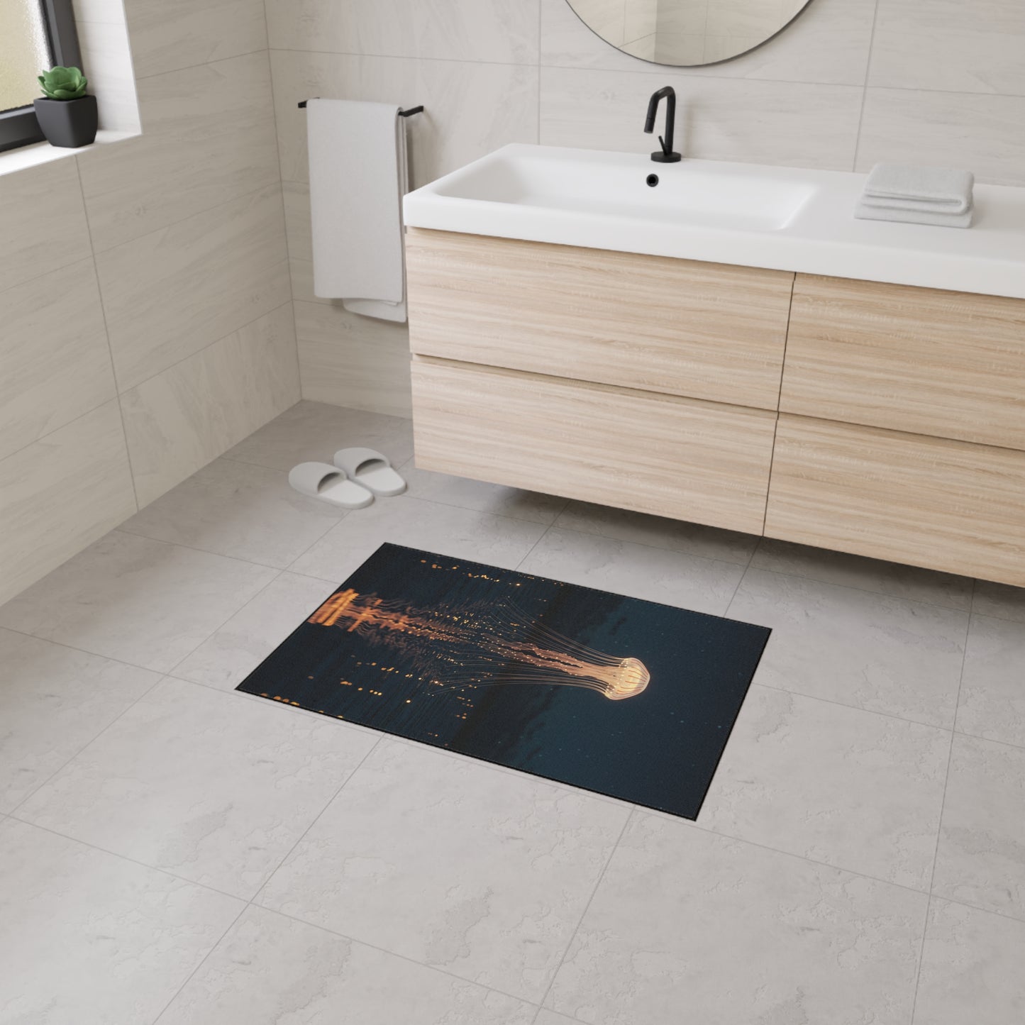 Floor Mat - Jellyfish Lake Design