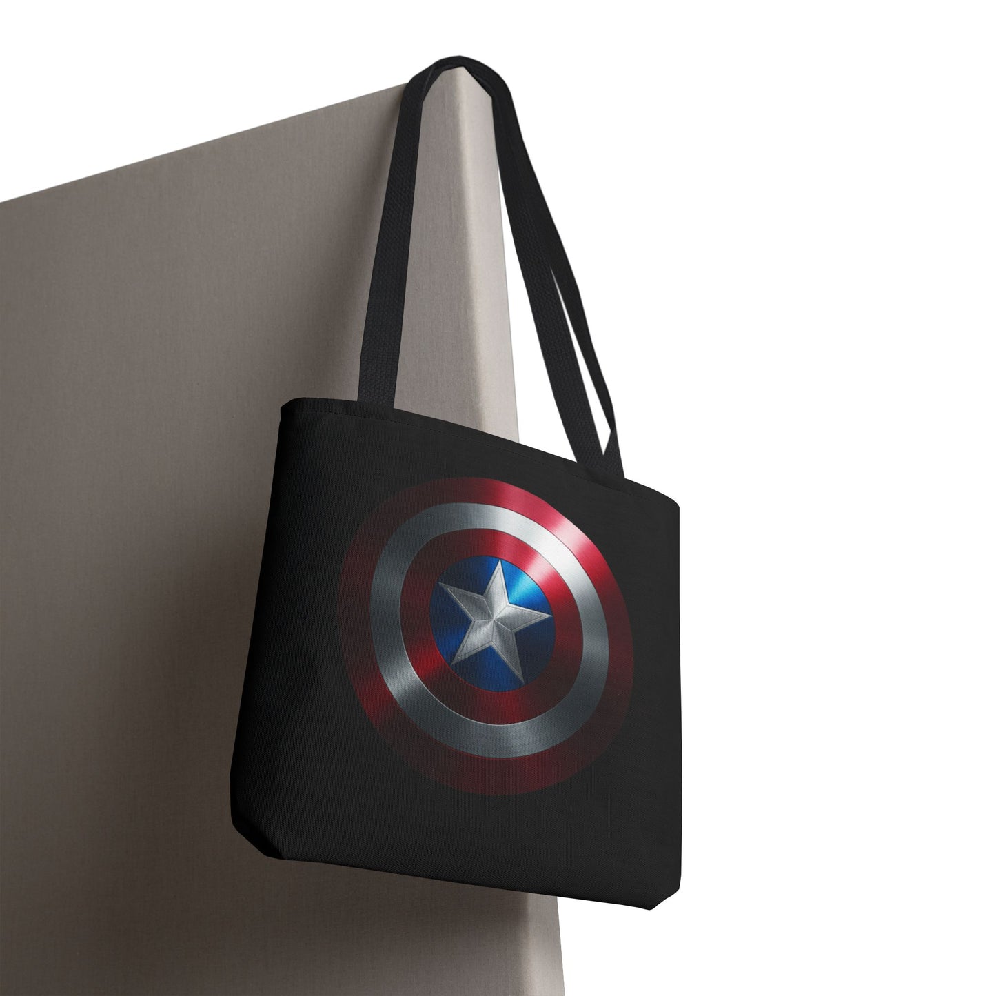 Heroic Shield Tote Bag - Stylish Marvel-Inspired Carryall for Fans
