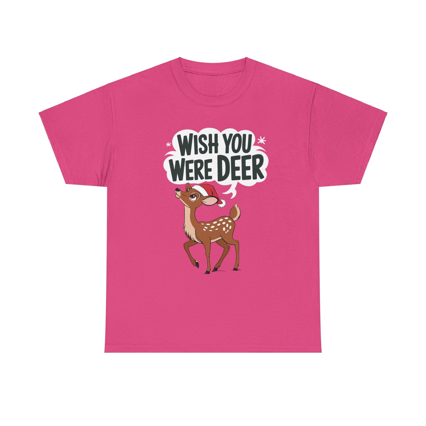Deer Pun T-Shirt, Wish You Were Deer Tee, Animal Lover Gift, Nature Graphic Shirt, Funny Wildlife Top