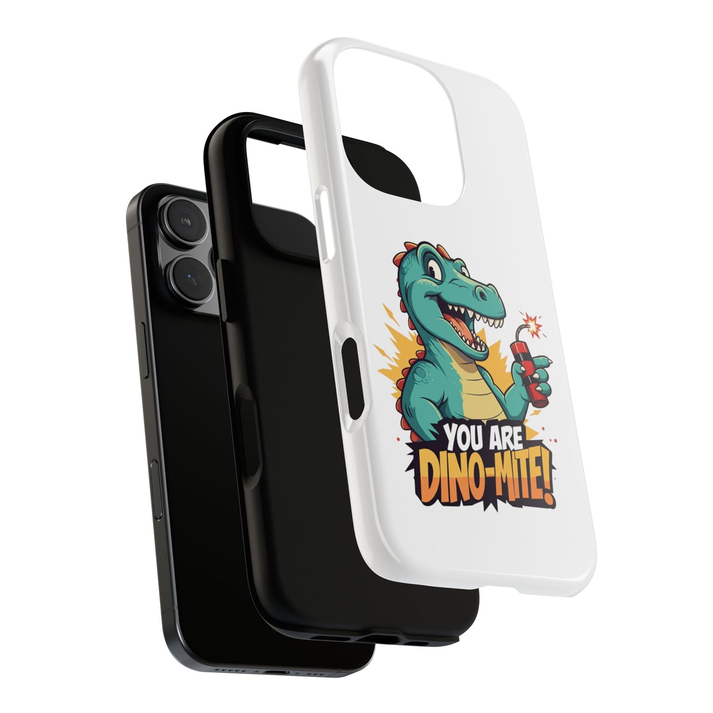 iPhone Case - Dino-Mite Pun Design