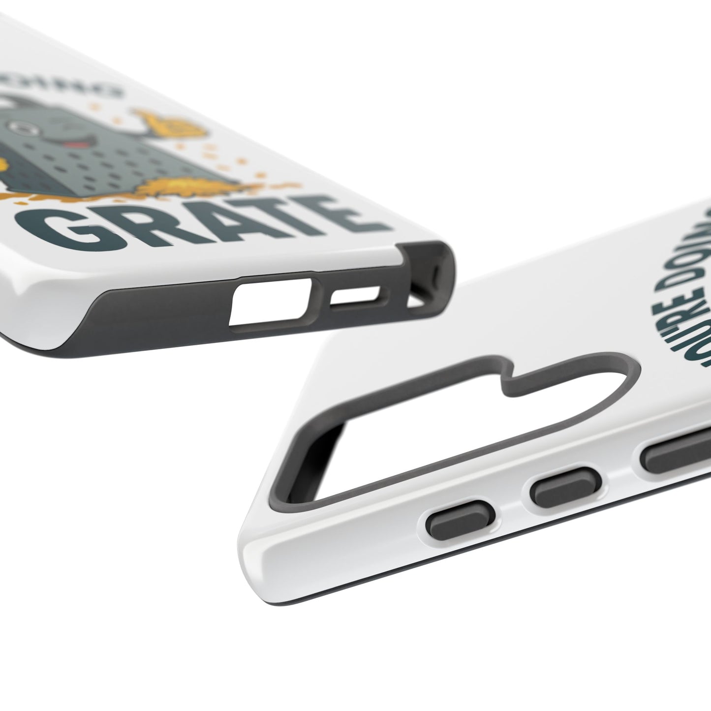Samsung Tough Case - 'You're Doing Grate' Cheese Grater Design Phone Case for Chefs Foodie Accessory
