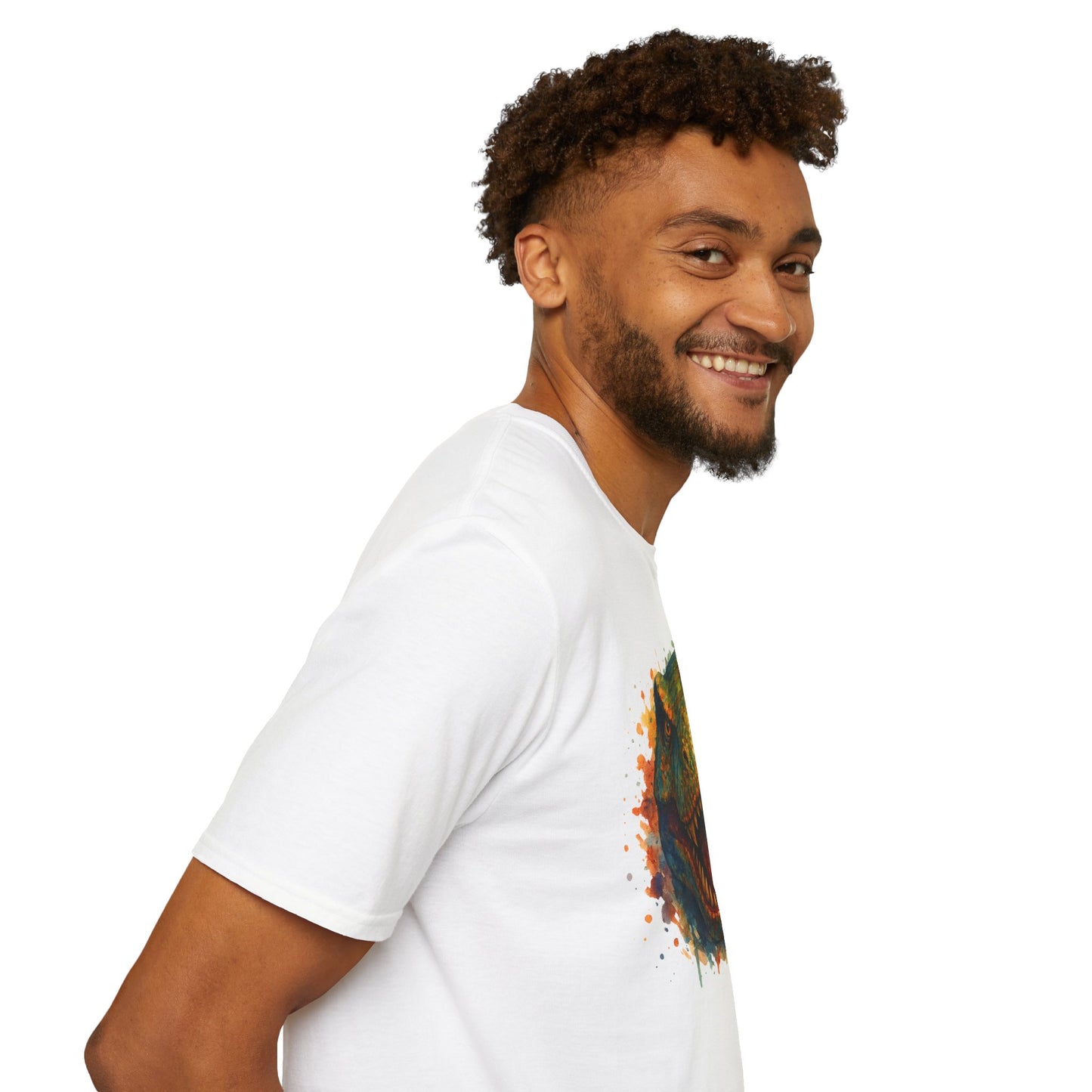 Watercolor T-Rex T-Shirt | Psychedelic Dinosaur Tee | Prehistoric Rainbow Dino Gift | Unisex Cotton Graphic Shirt Jurassic Tee
