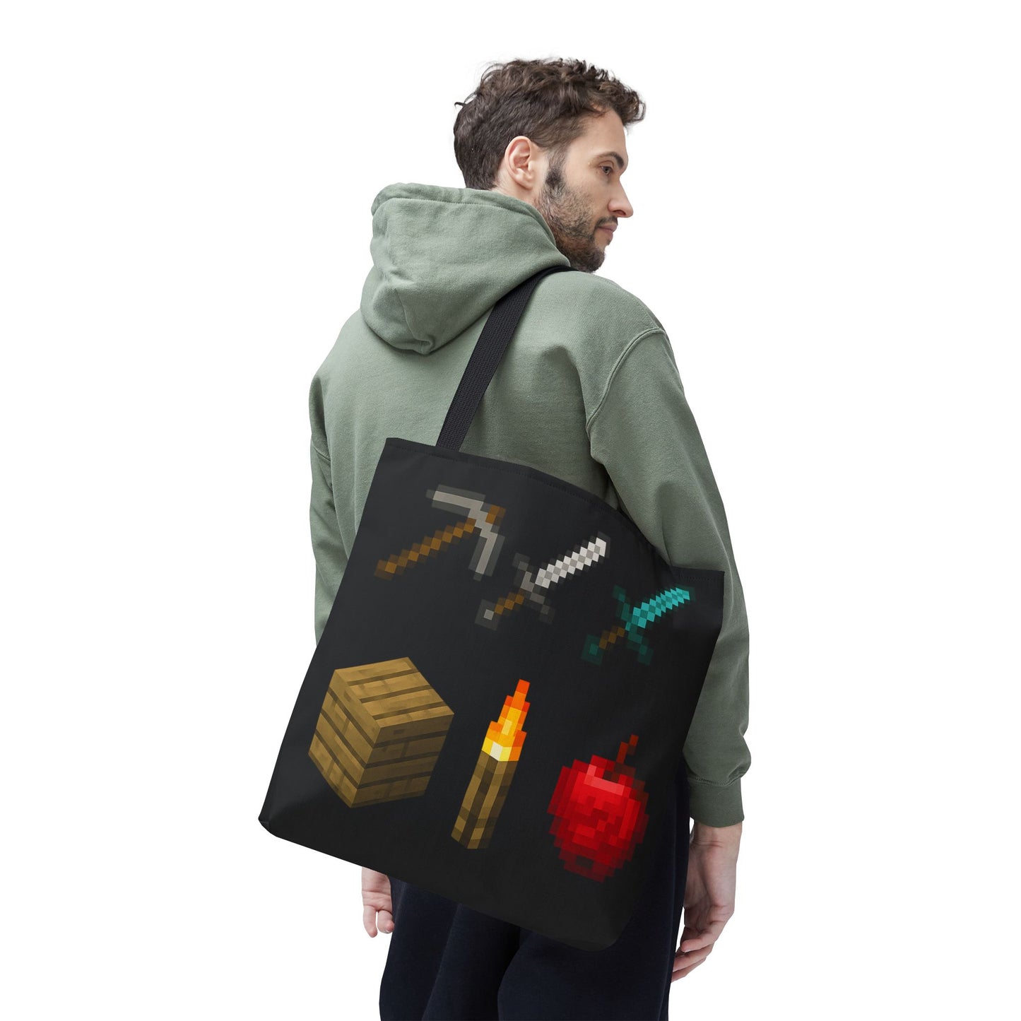 Minecraft Inspired Tote Bag Adventure Awaits Shopping Bag Reusable Tote Summer Bag
