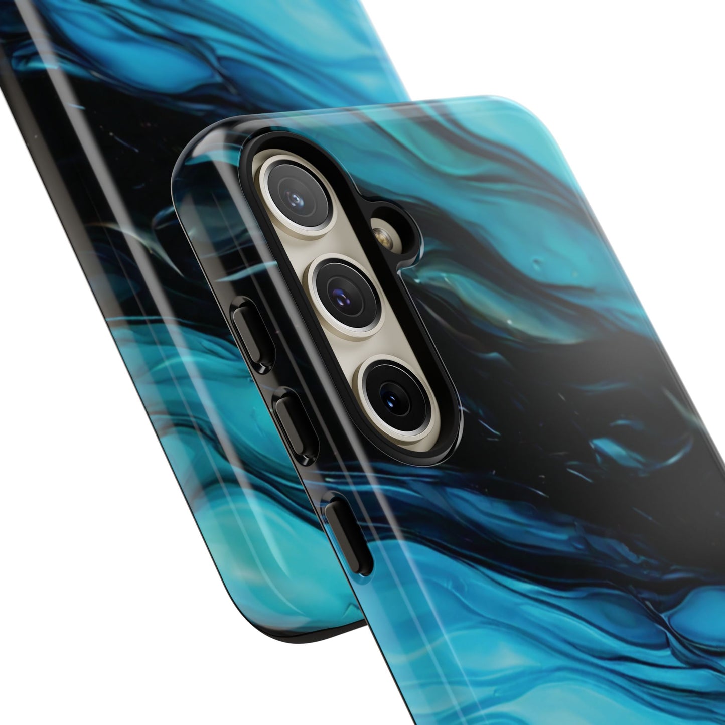 Samsung Galaxy Blue Splash Phone Case