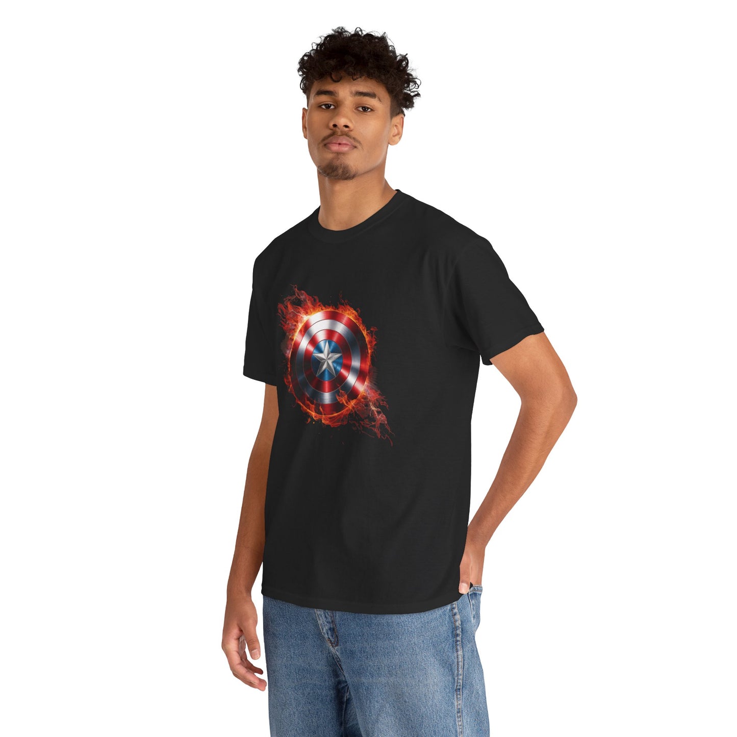 Captain America Flame Tee