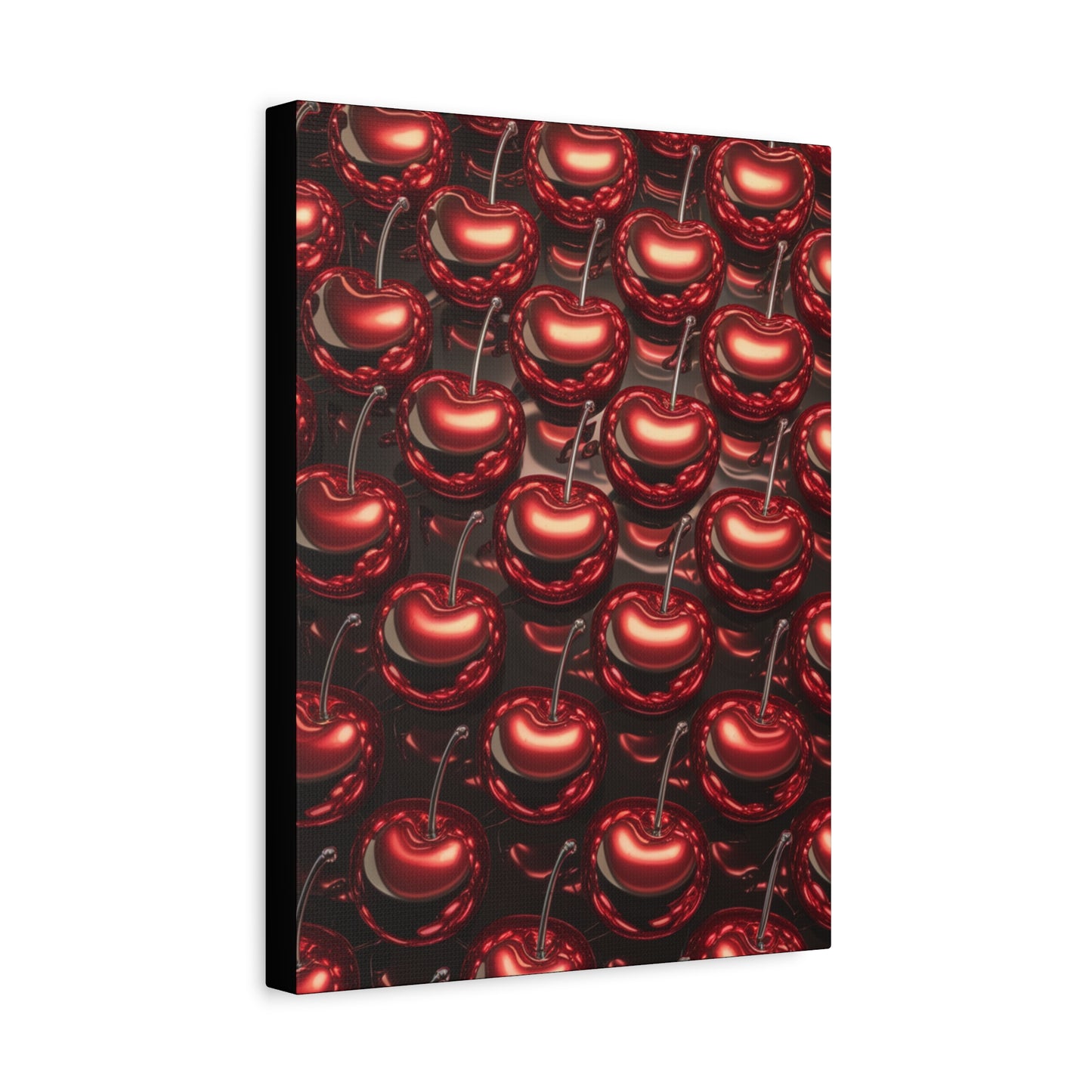 Canvas Wall Art - Colorful Shiny Cherries
