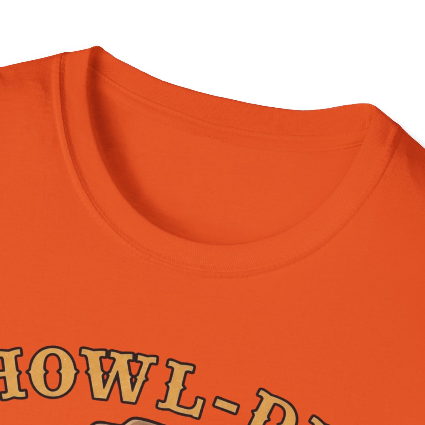 Howl-dy Partner Wolf Cowboy T-Shirt | Western Howling Wolf Graphic Tee, Funny Animal Shirt, Cowboy Gifts, Rustic Country Tee