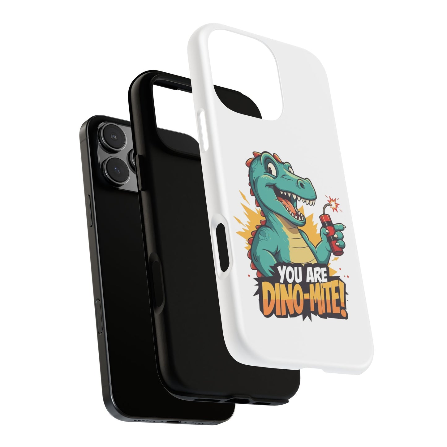 iPhone Case - Dino-Mite Pun Design
