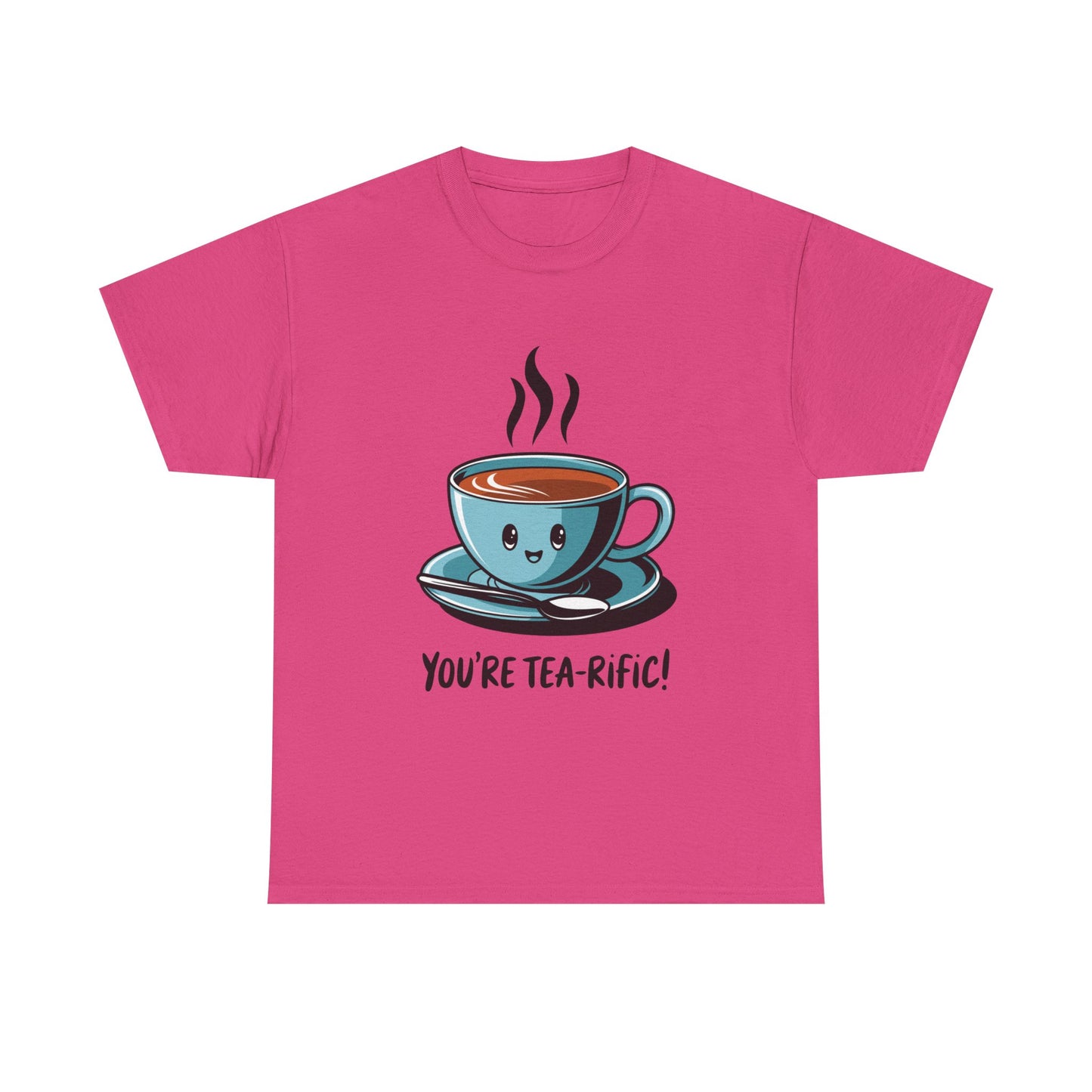 You’re Tea-Rific! Cute Tea Pun T-Shirt for Tea Lovers - Funny Gift, Kawaii Cup Graphic Tee - Unisex Soft Cotton Shirt