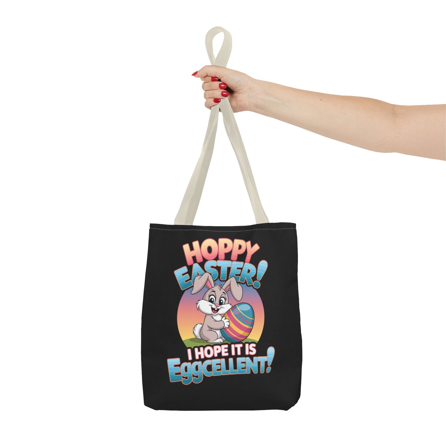 Happy Easter Tote Bag Eggcellent Bunny Design Easter Bag Easter Gift Easter Tote Accessory
