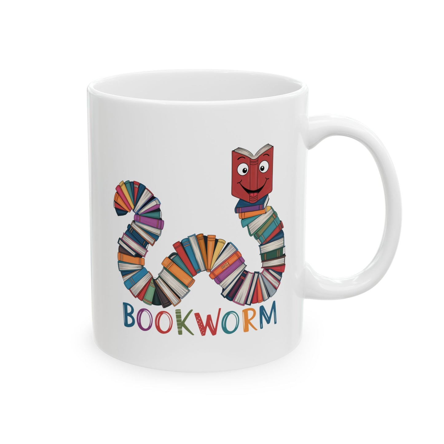 Bookworm Ceramic Mug