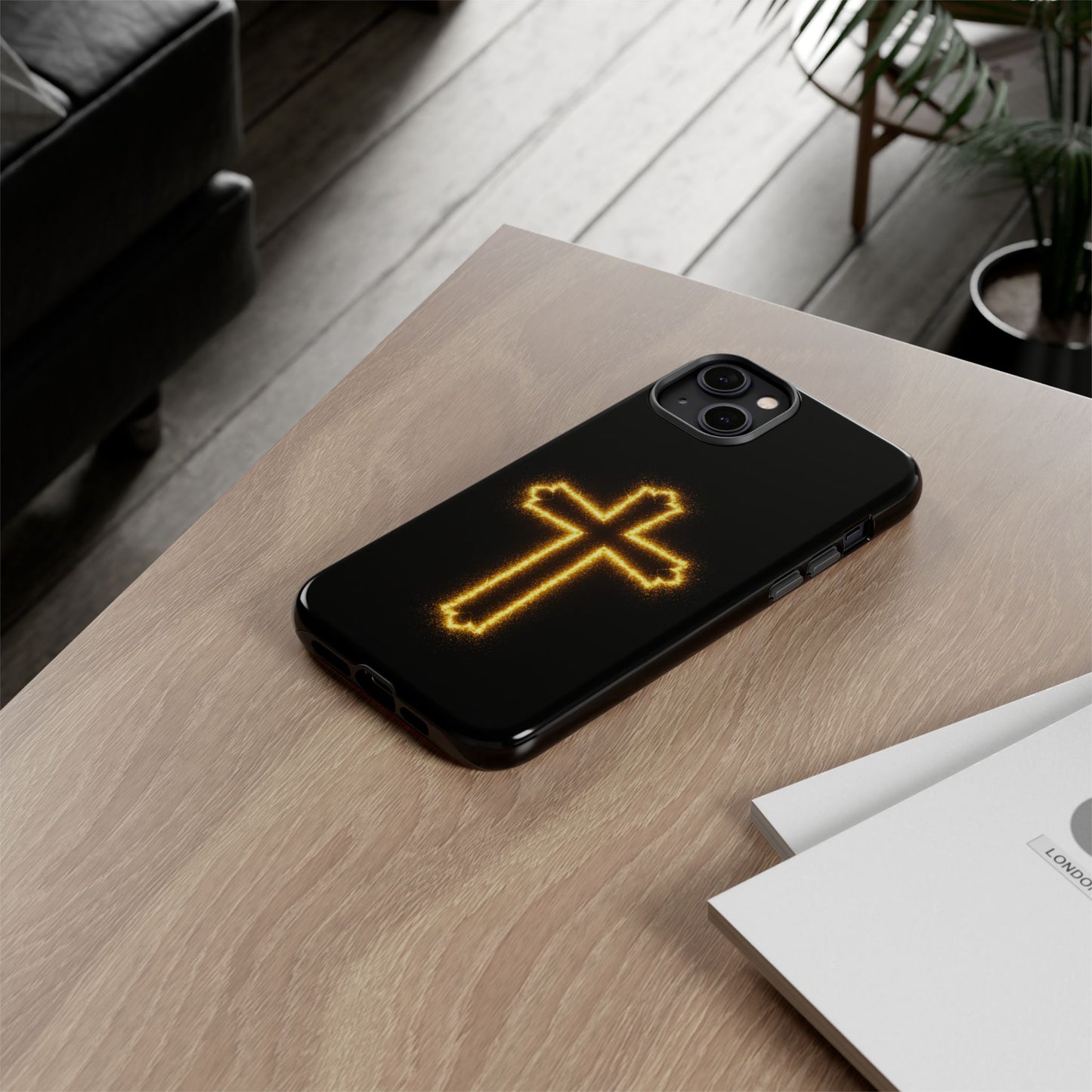 Glowing Cross Phone Case - Faith-Inspired Tough Cases