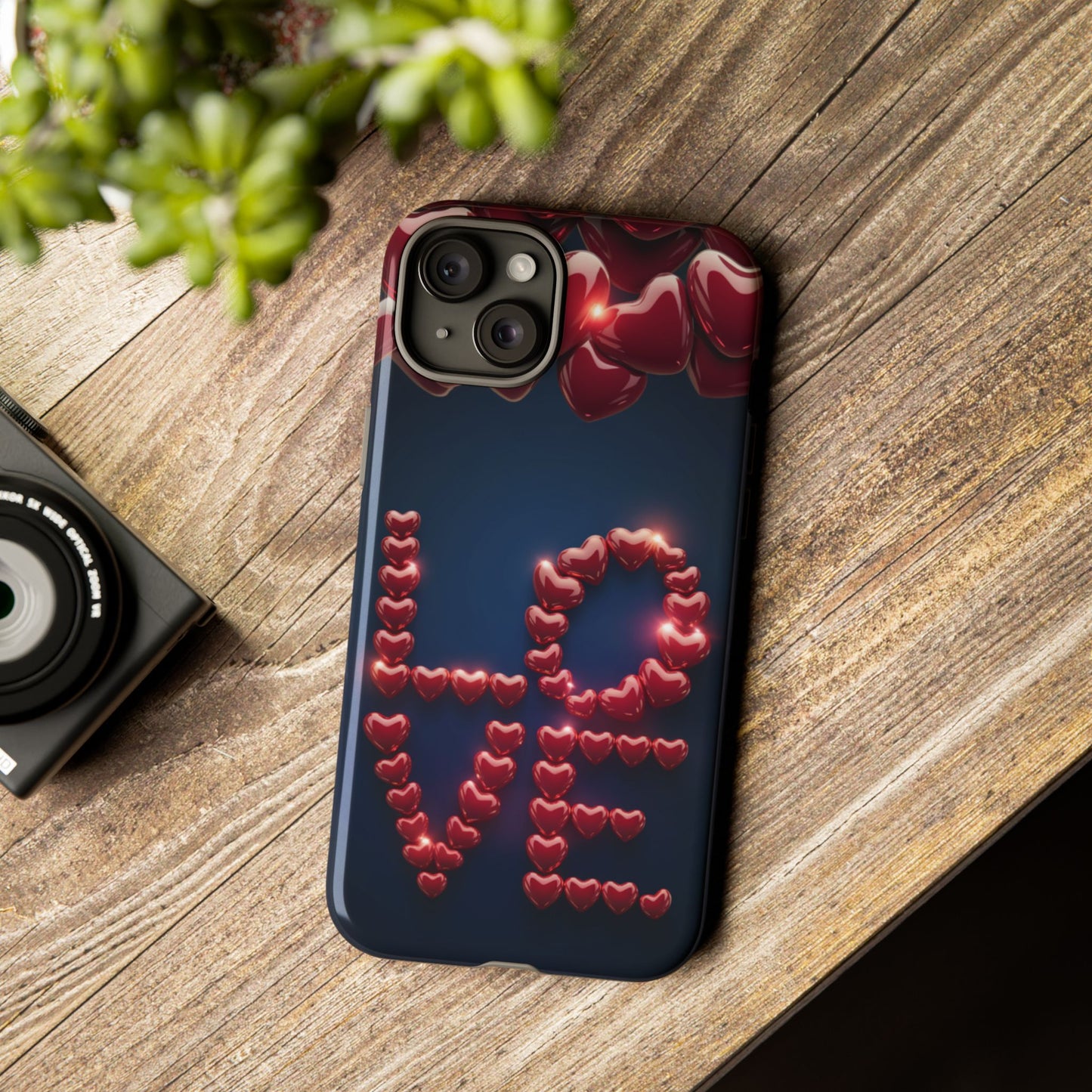 iPhone Case - Love Hearts Design