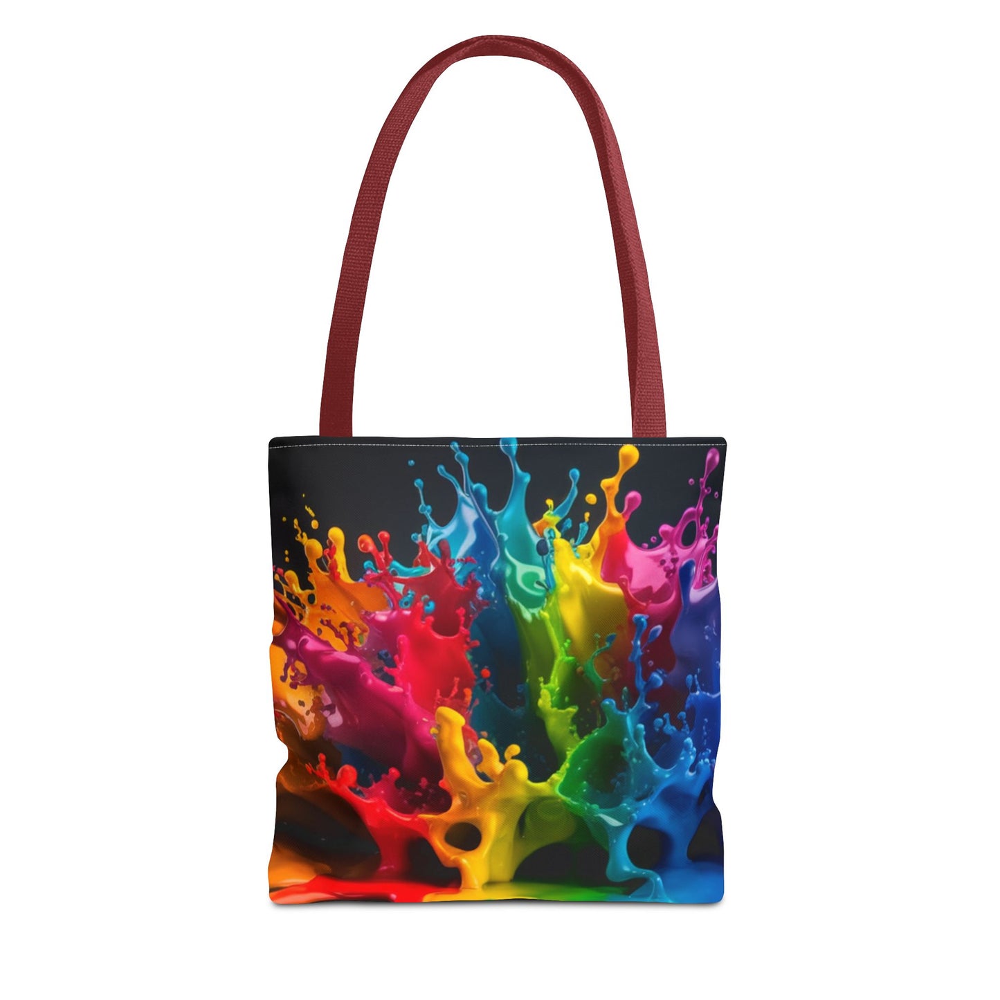 Colorful Splash Tote Bag - Vibrant Art for Every Occasion