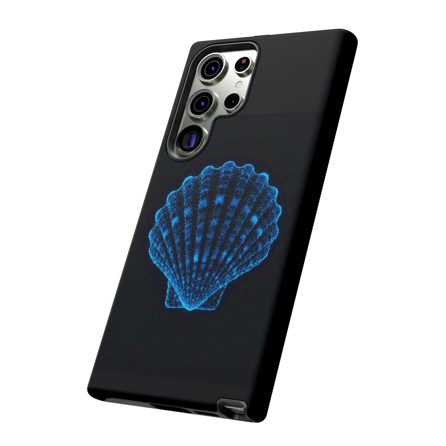 Samsung Phone Case Bioluminescent Shell Design Nautical Phone Case Beach Accessory