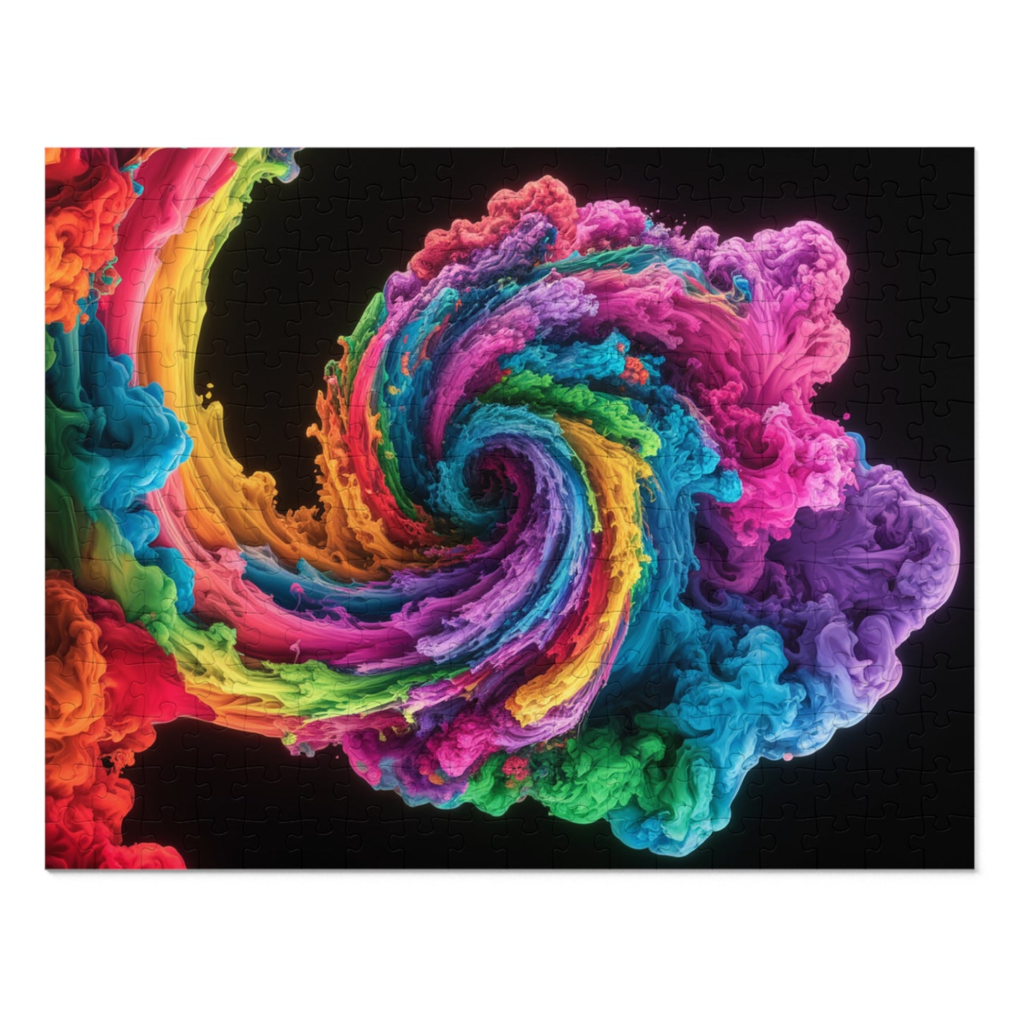 Jigsaw Puzzle - Colorful Swirl Design